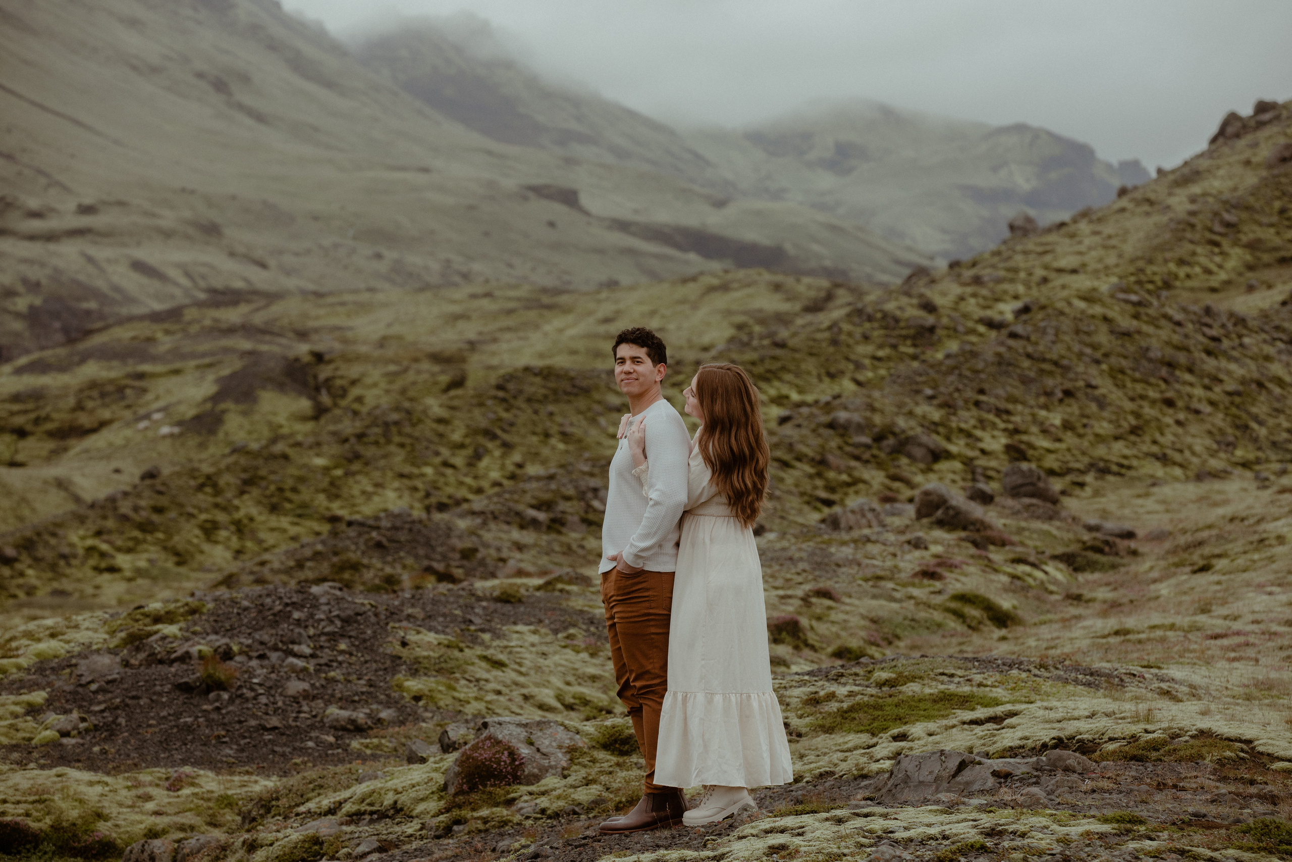 Engagement photoshoot in South Iceland. Iceland elopement photographer & videographer