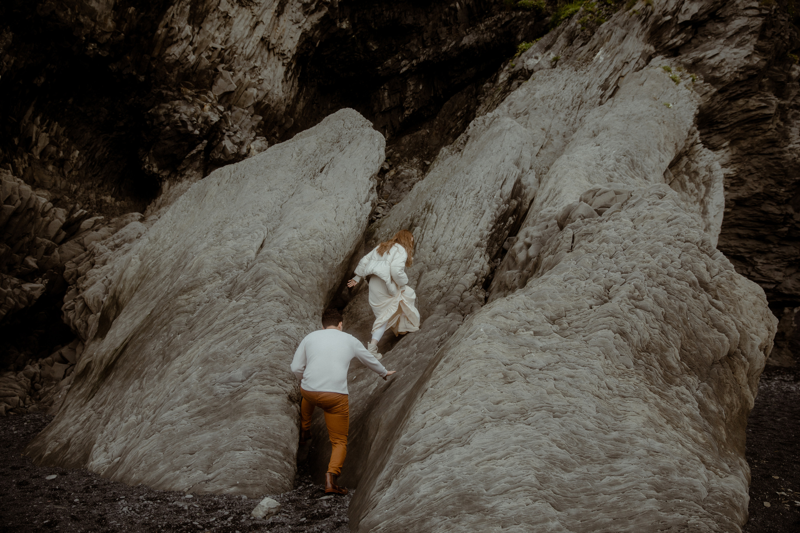 Engagement photoshoot in South Iceland. Iceland elopement photographer & videographer