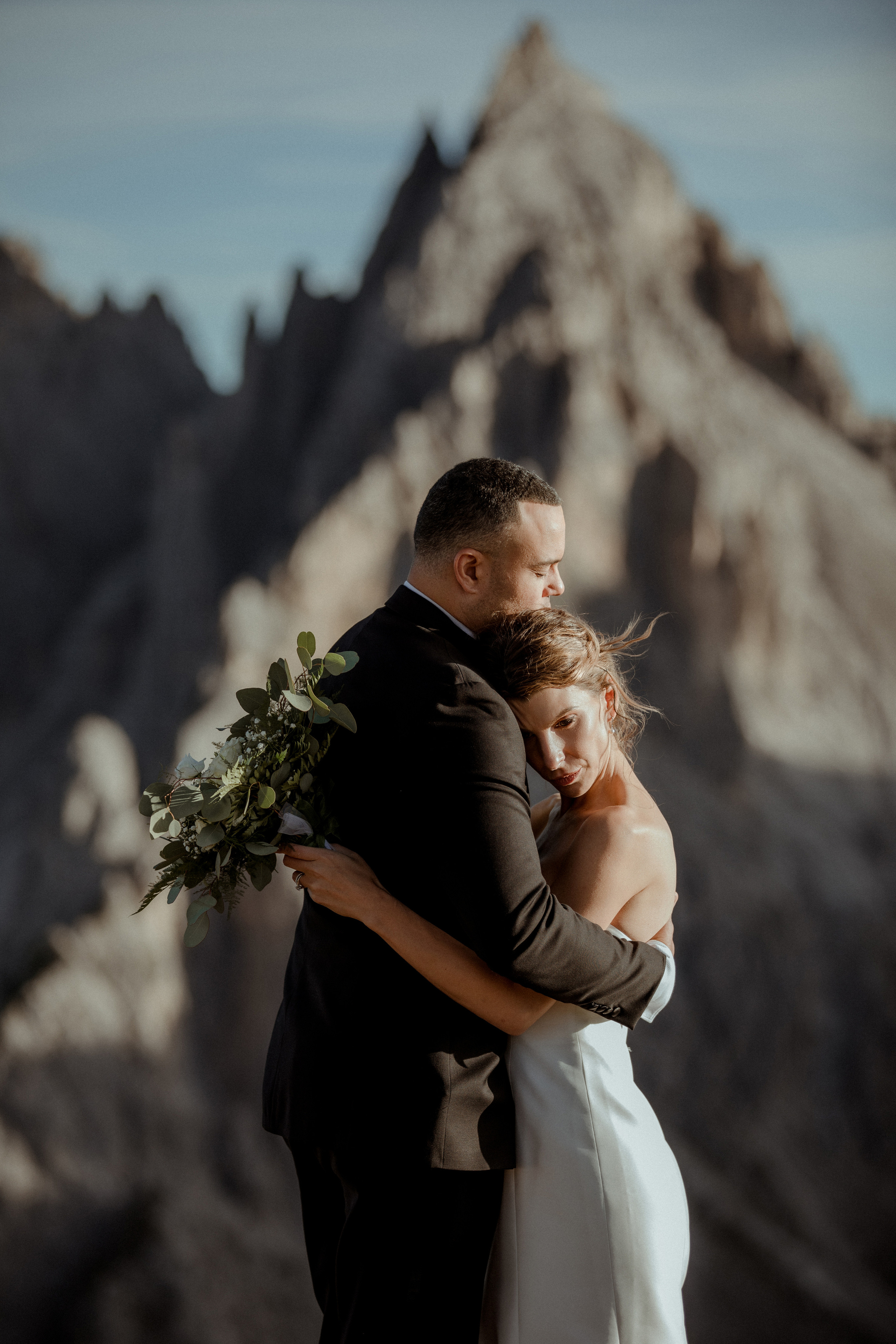 Sunrise Dolomites Elopement. Iceland elopement photographer & videographer