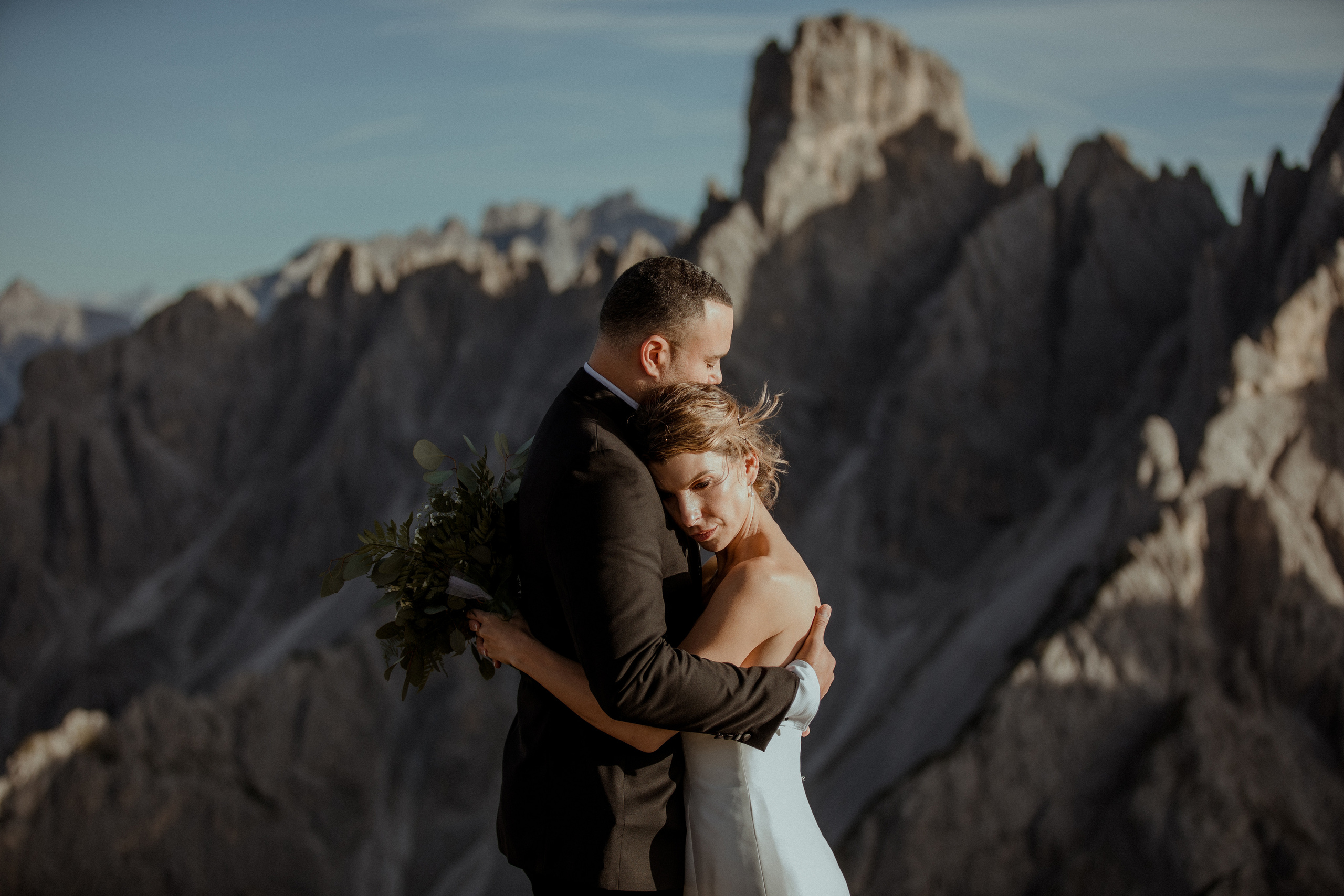 Sunrise Dolomites Elopement. Iceland elopement photographer & videographer