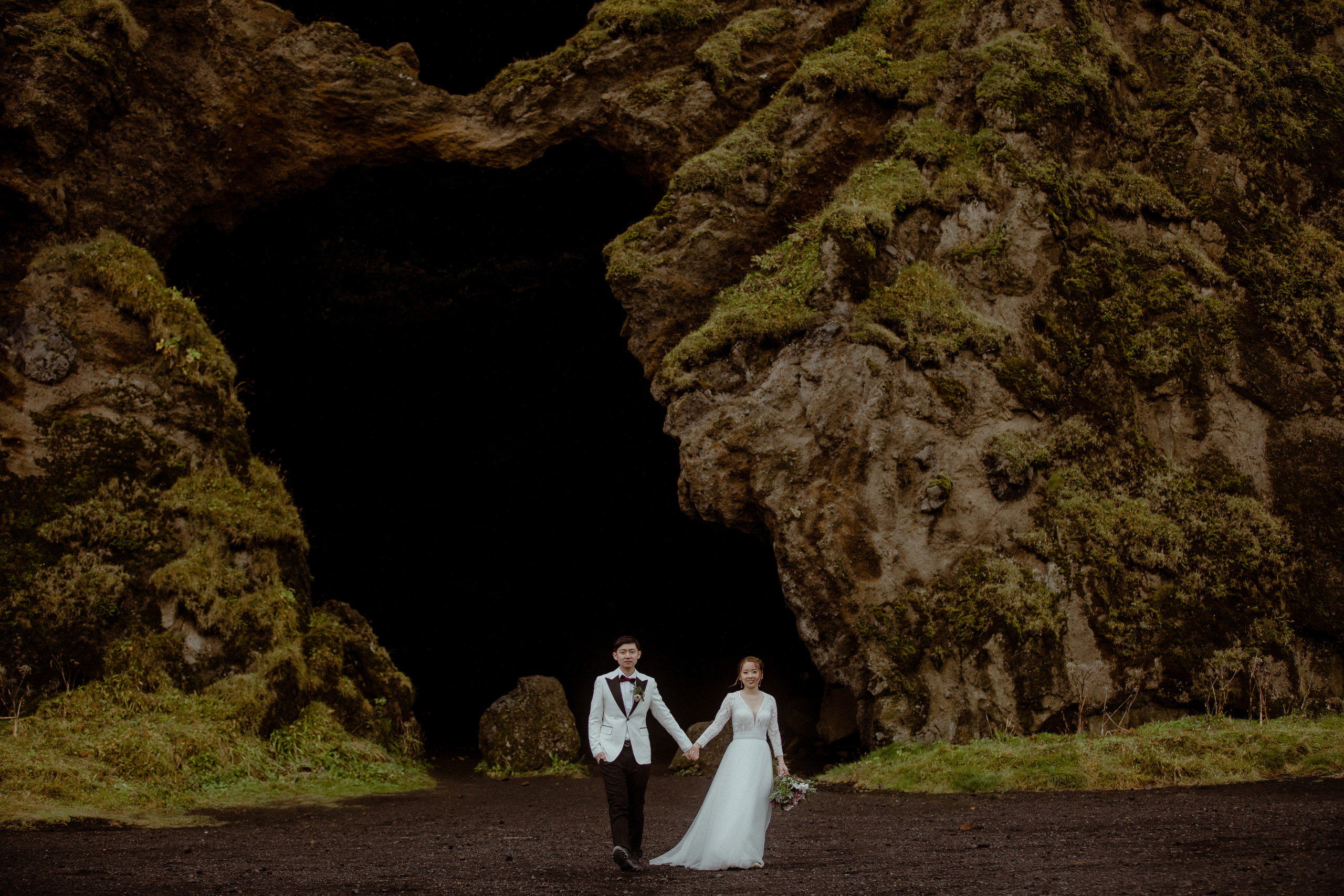 Adventure Ice Cave Elopement in Iceland. Iceland elopement photographer & videographer