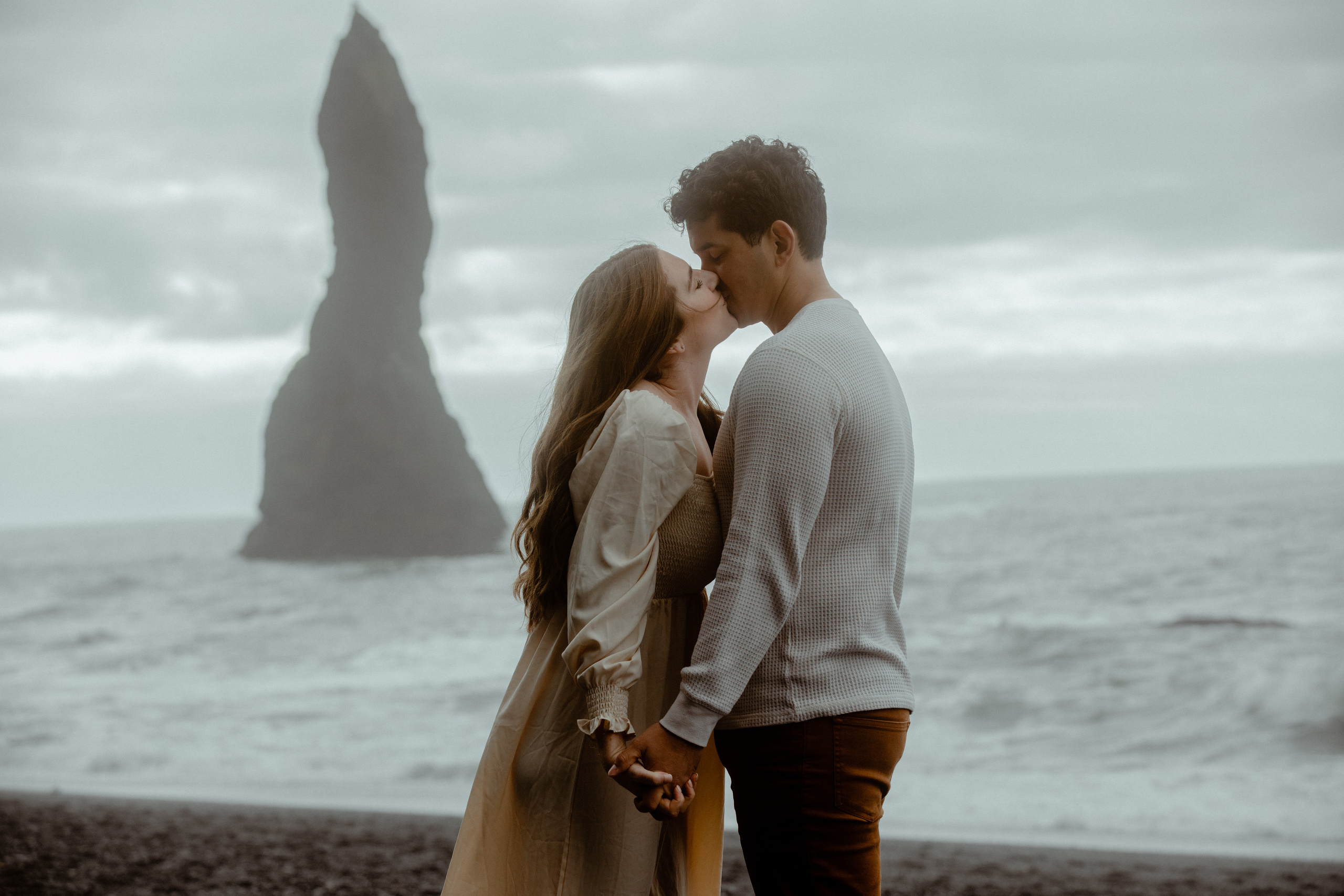 Engagement photoshoot in South Iceland. Iceland elopement photographer & videographer