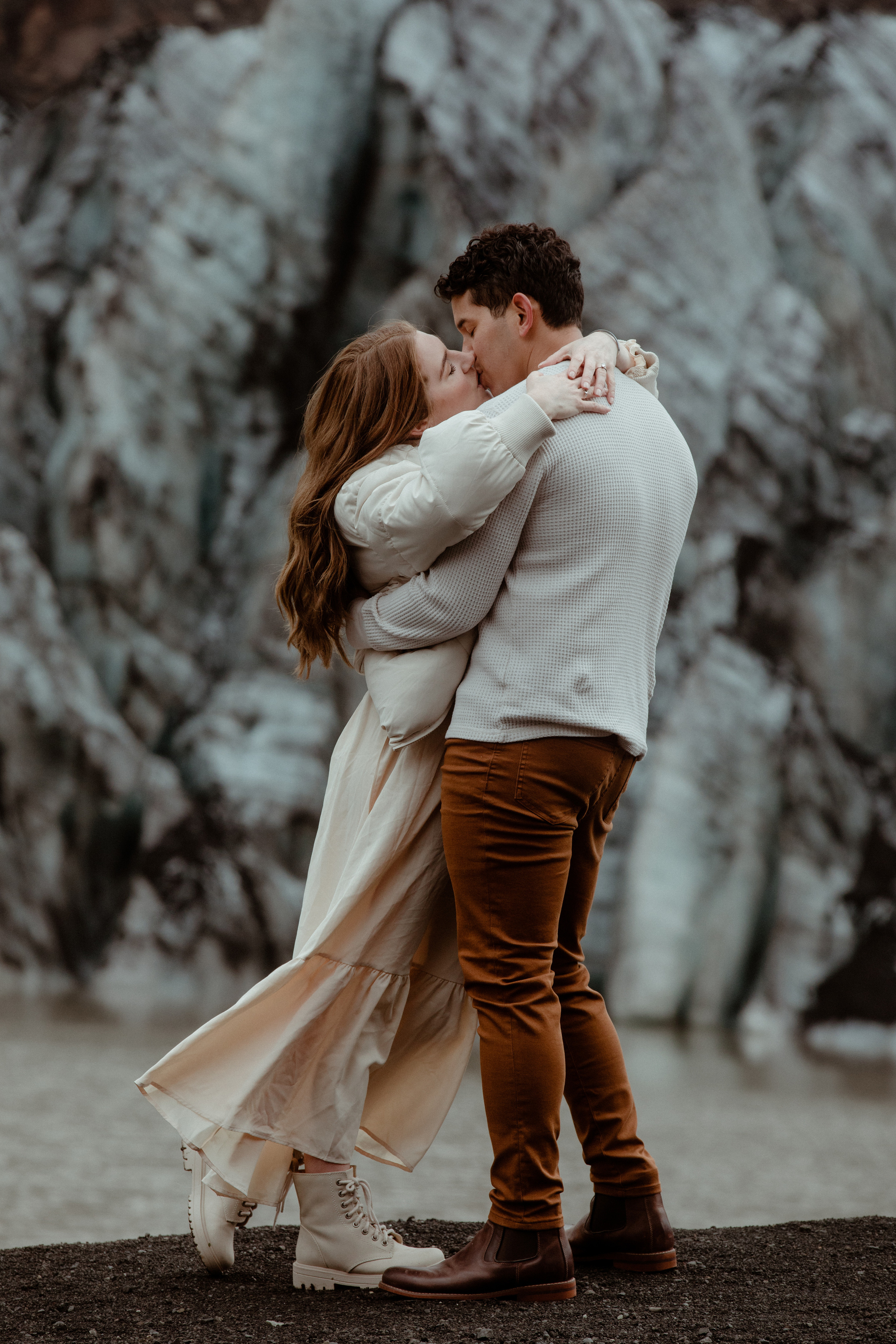 Engagement photoshoot in South Iceland. Iceland elopement photographer & videographer