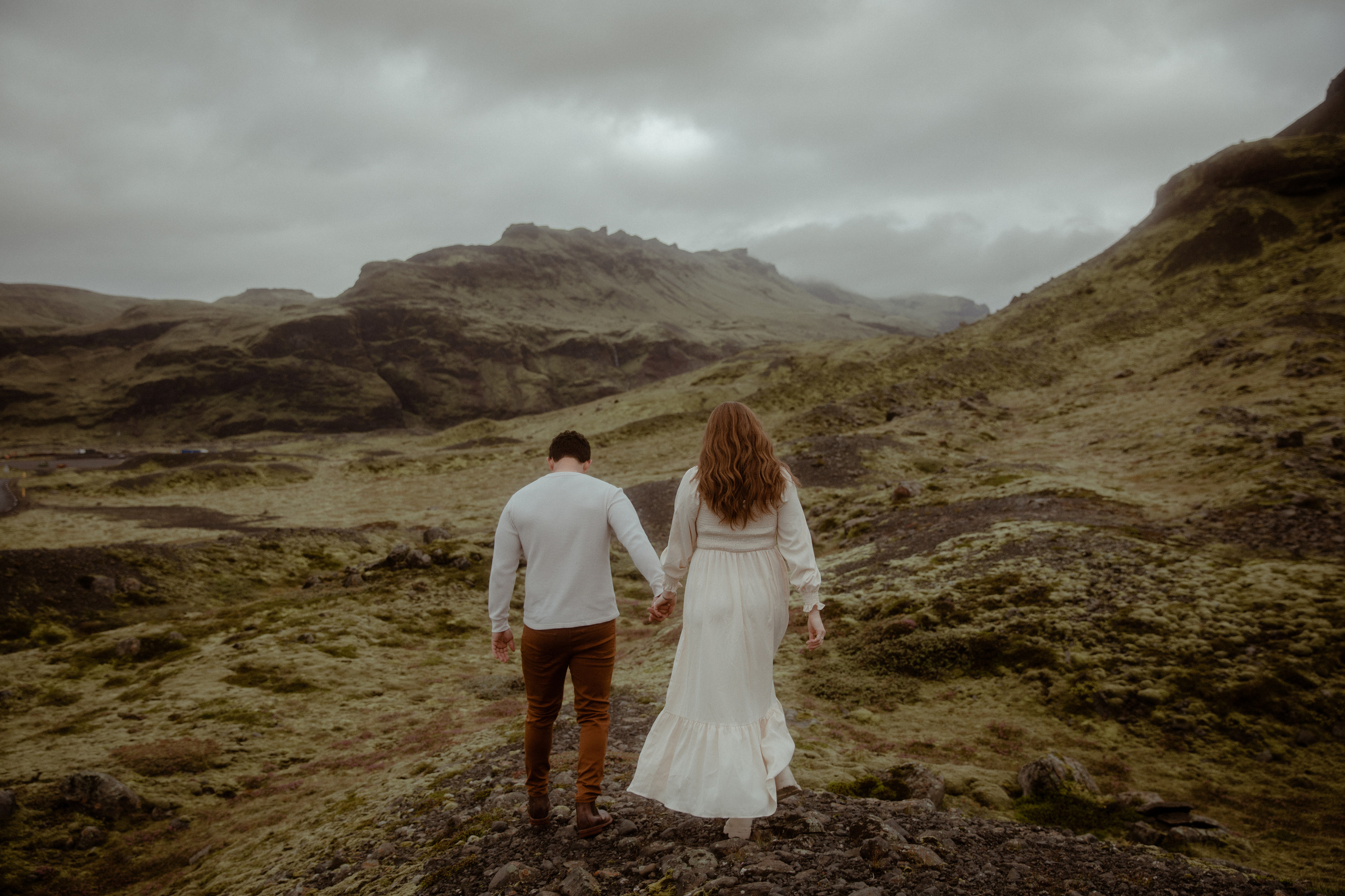 Engagement photoshoot in South Iceland. Iceland elopement photographer & videographer