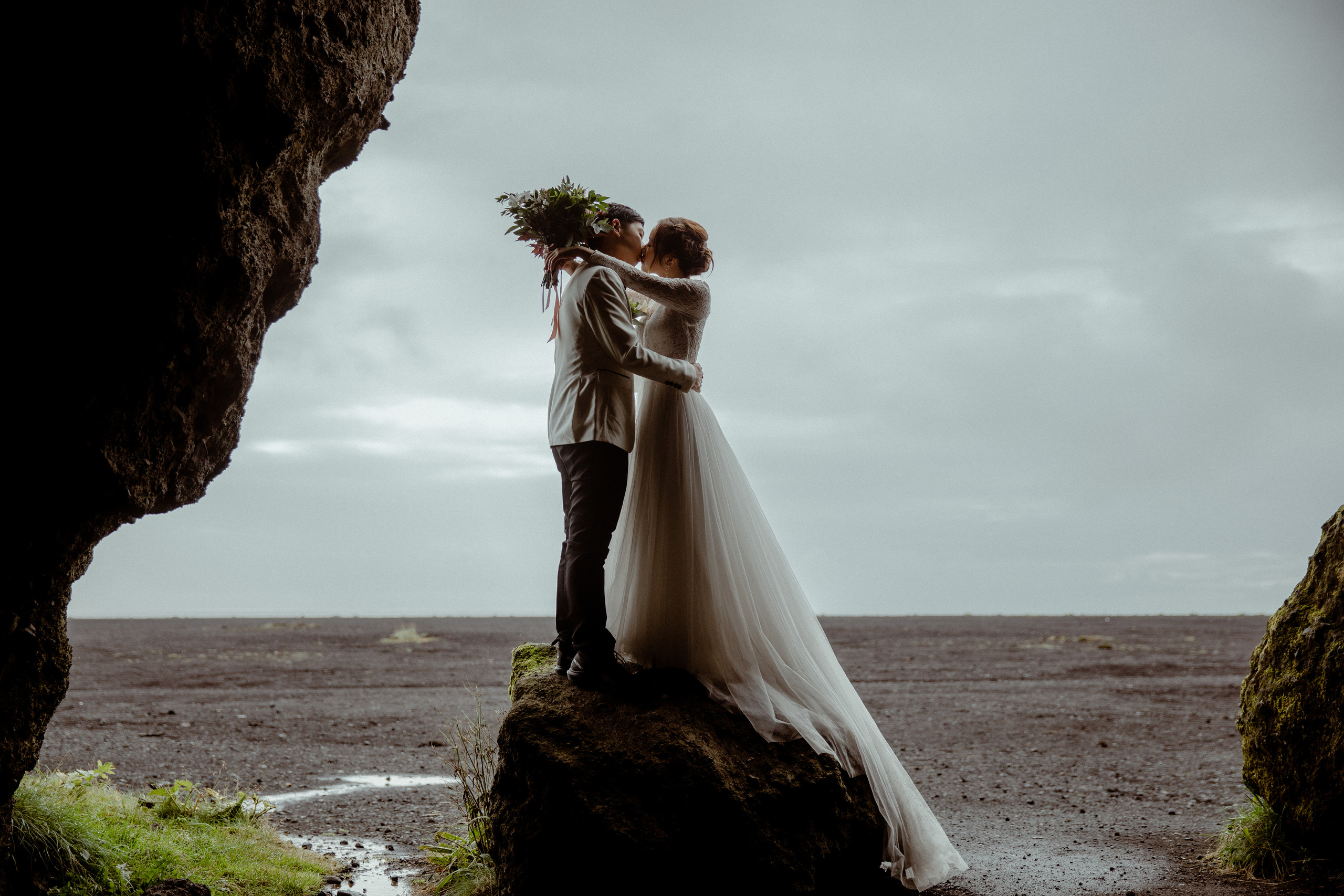 Adventure Ice Cave Elopement in Iceland. Iceland elopement photographer & videographer