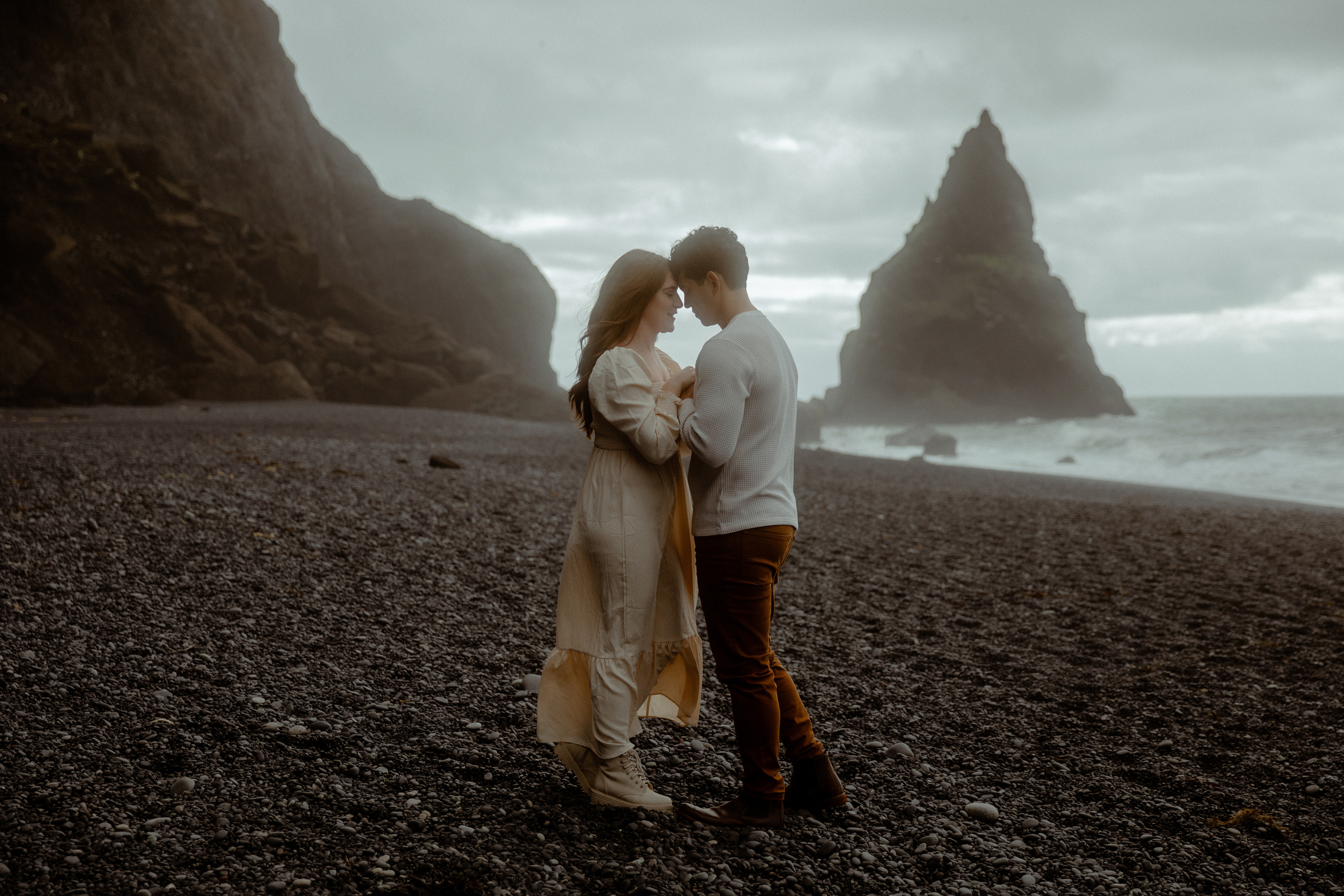 Engagement photoshoot in South Iceland. Iceland elopement photographer & videographer