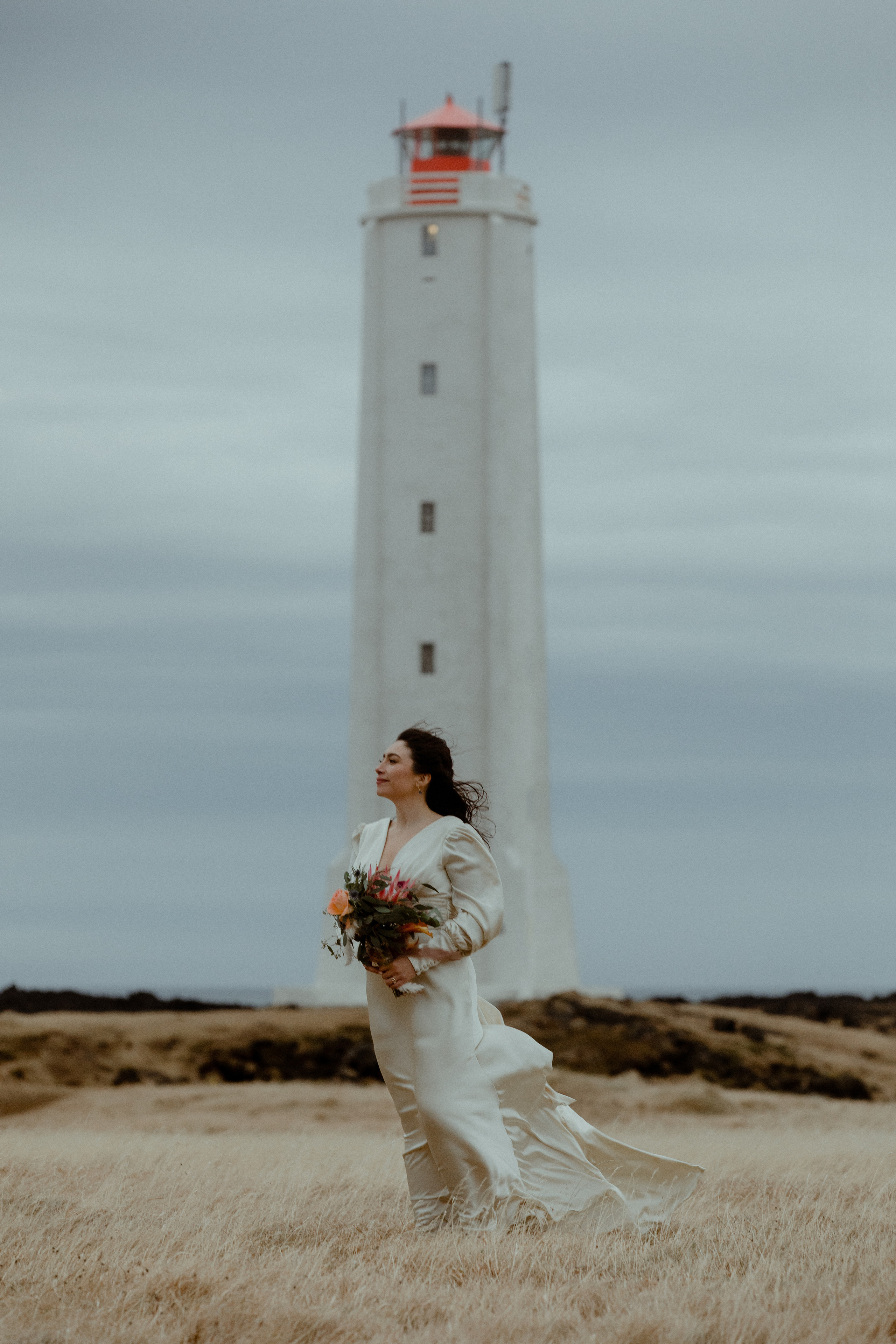 Elopement at Snaefellsnes Iceland | Wedding photos with Icelandic horses. Iceland elopement photographer & videographer