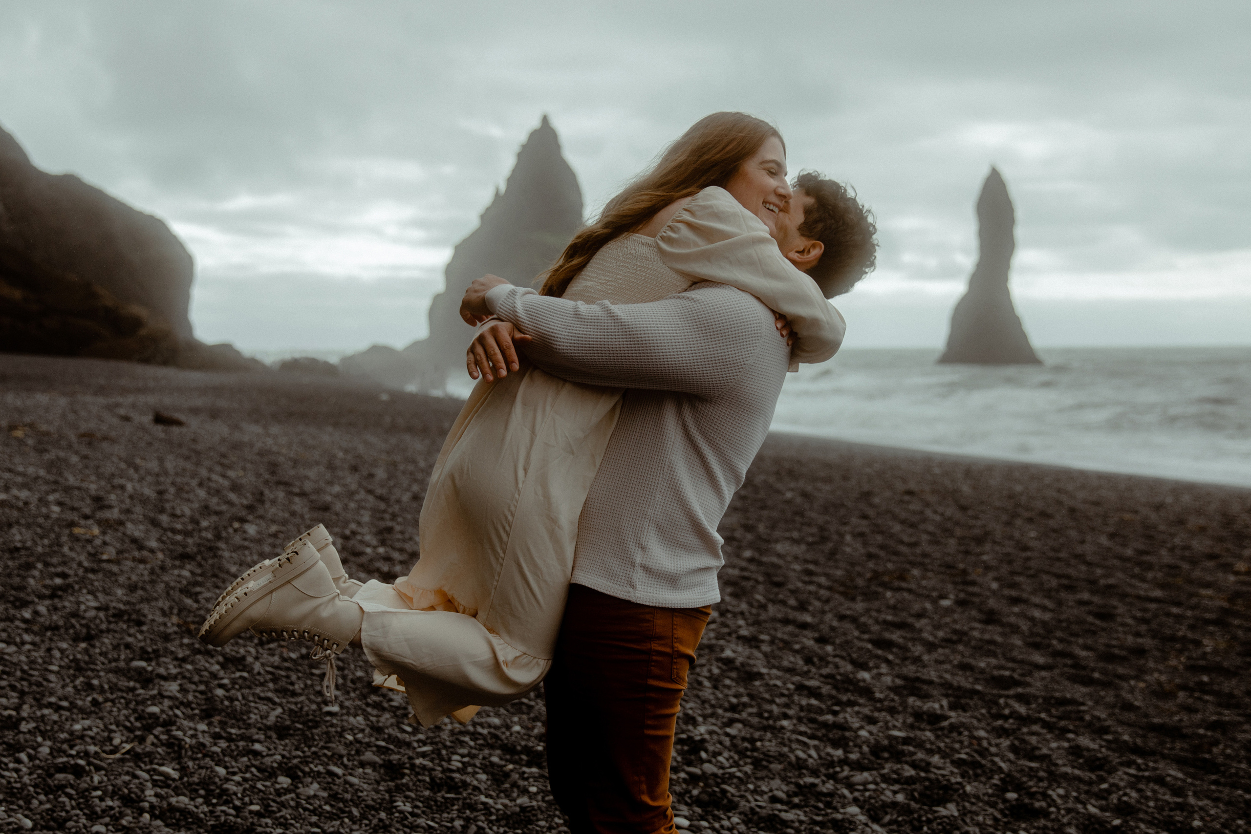 Engagement photoshoot in South Iceland. Iceland elopement photographer & videographer