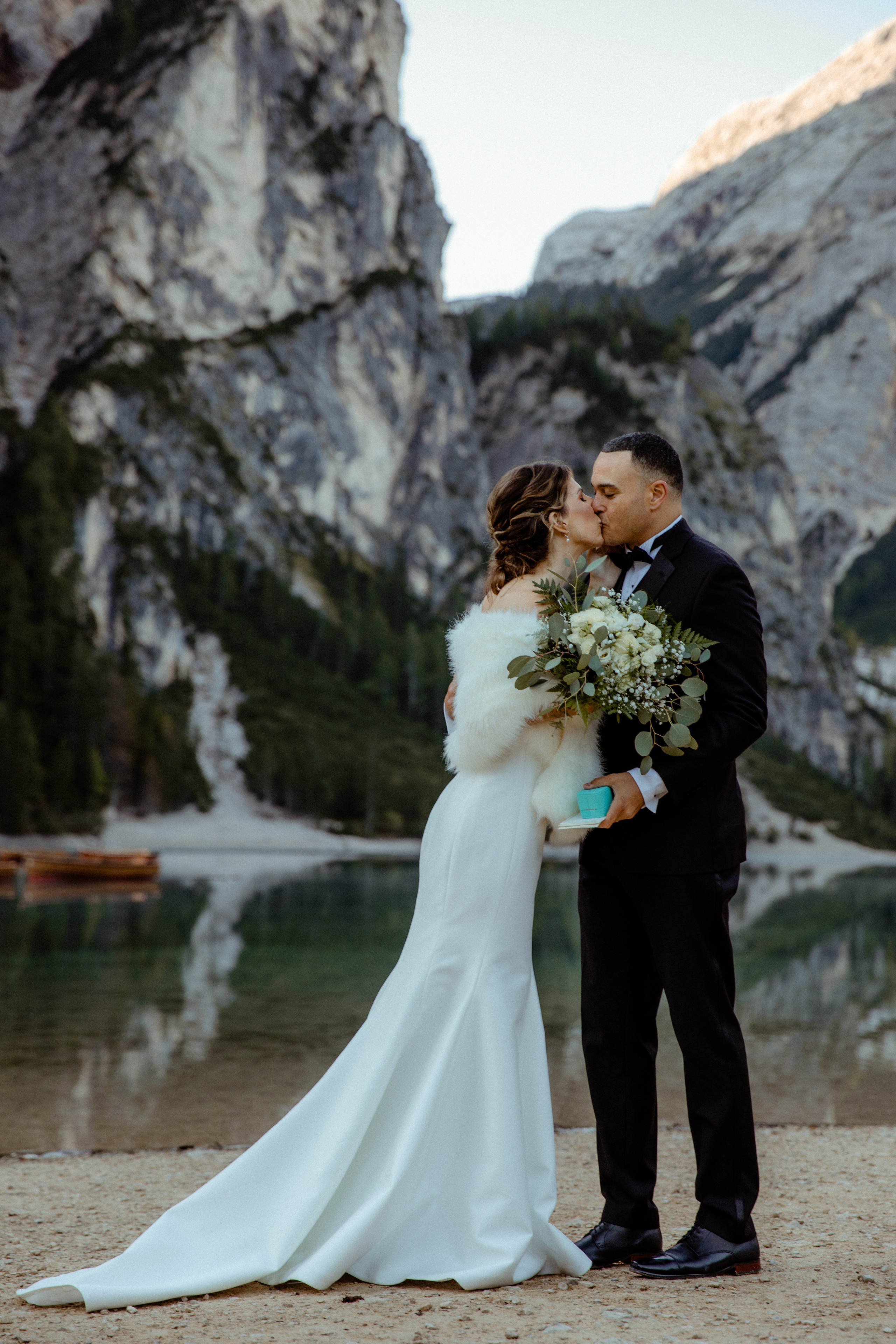Sunrise Dolomites Elopement. Iceland elopement photographer & videographer