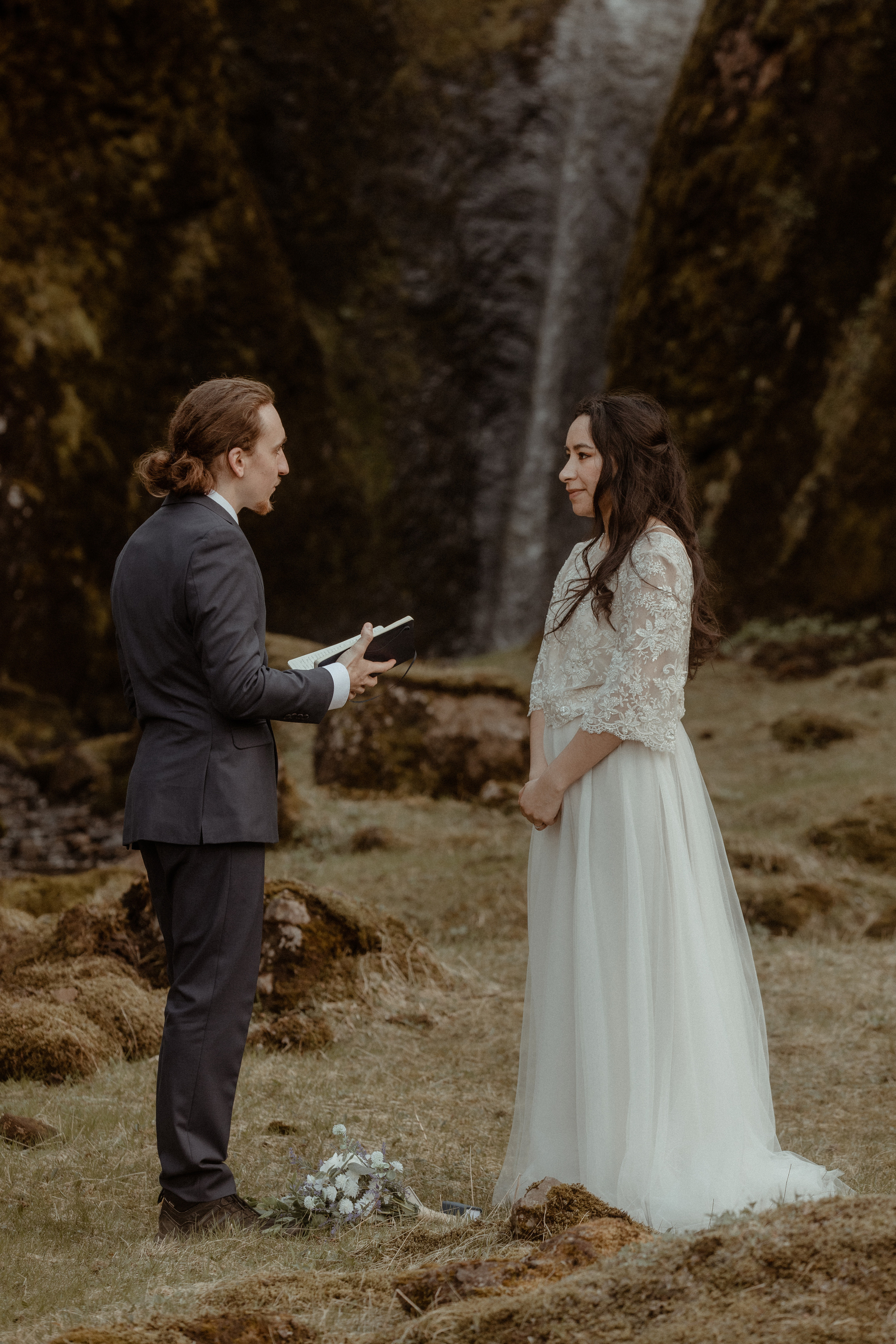 Hiking Iceland Elopement. Iceland elopement photographer & videographer
