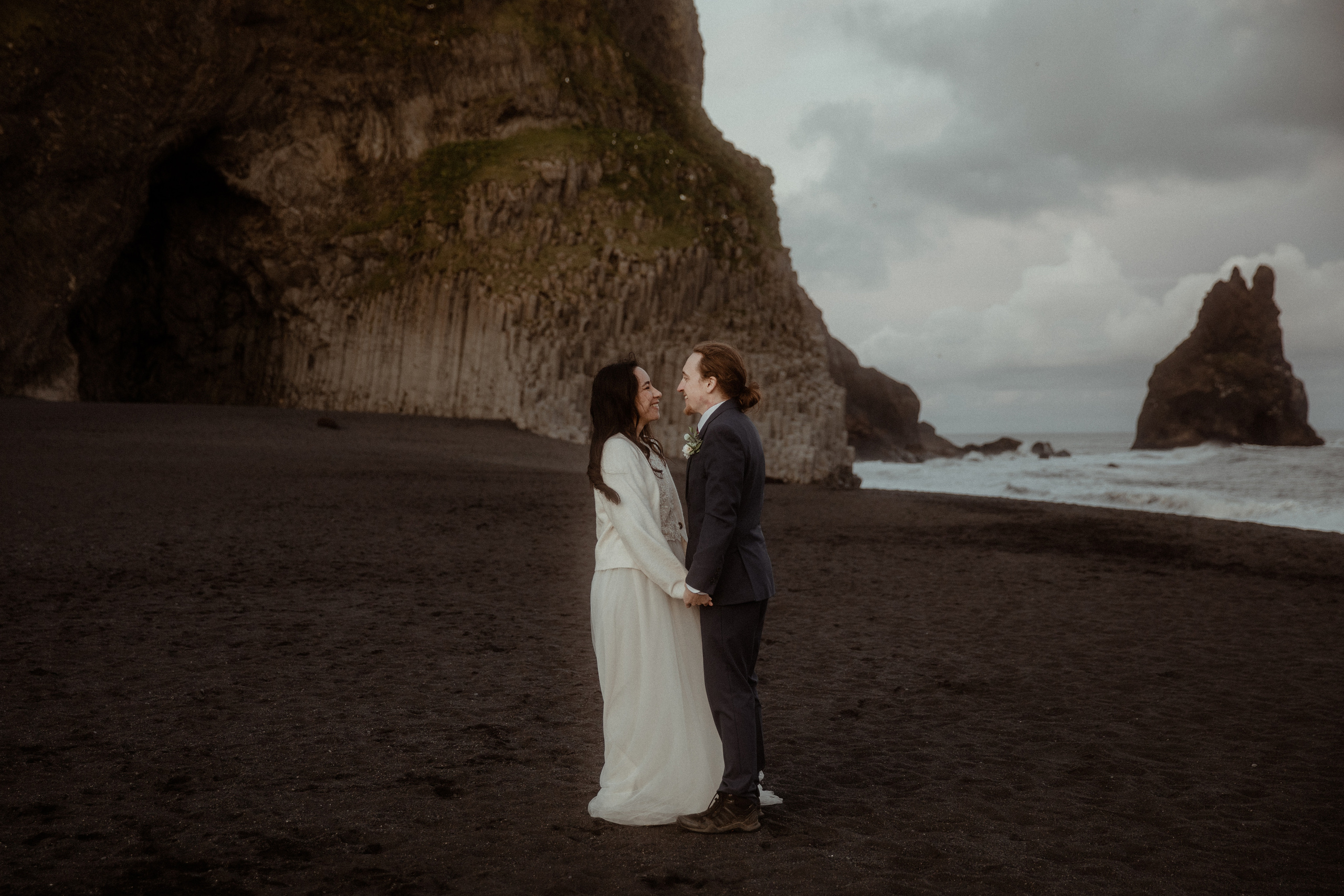 Hiking Iceland Elopement. Iceland elopement photographer & videographer