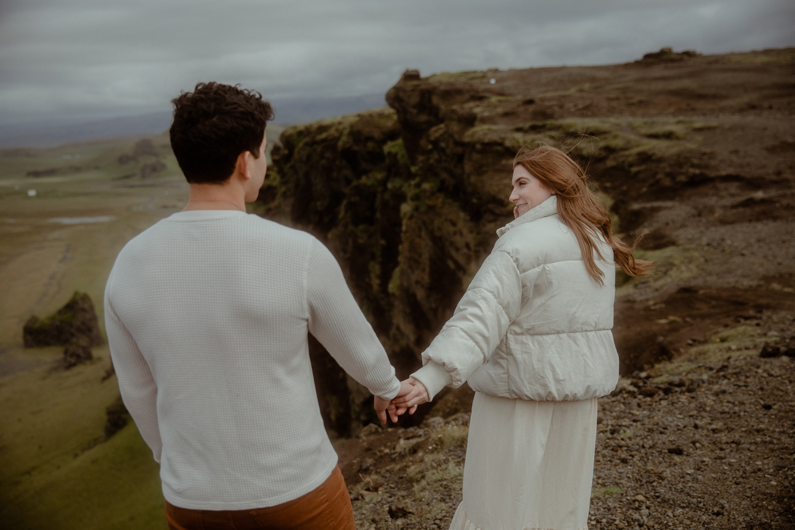 Engagement photoshoot in South Iceland. Iceland elopement photographer & videographer