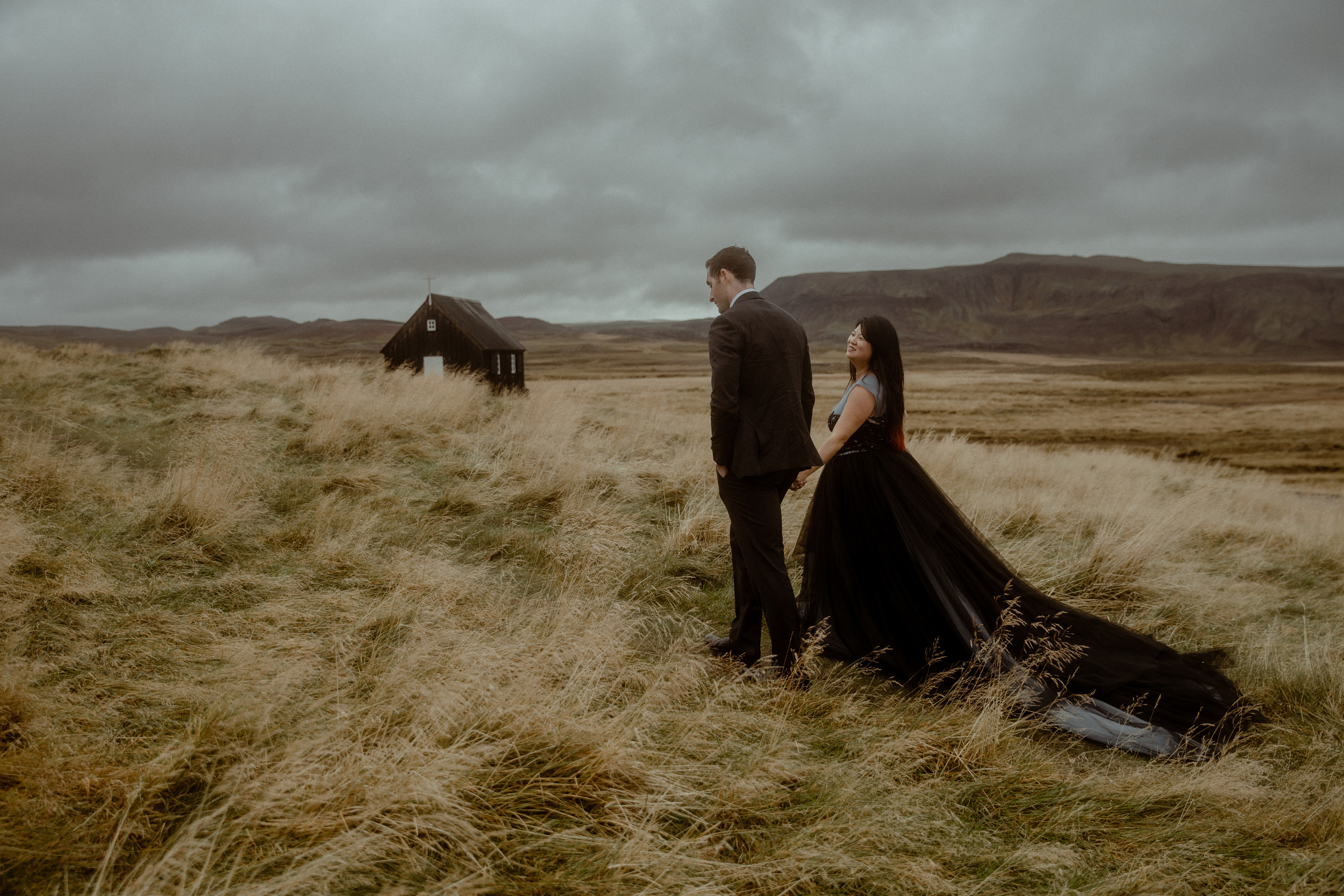Anniversary photoshoot in Iceland. Iceland elopement photographer & videographer