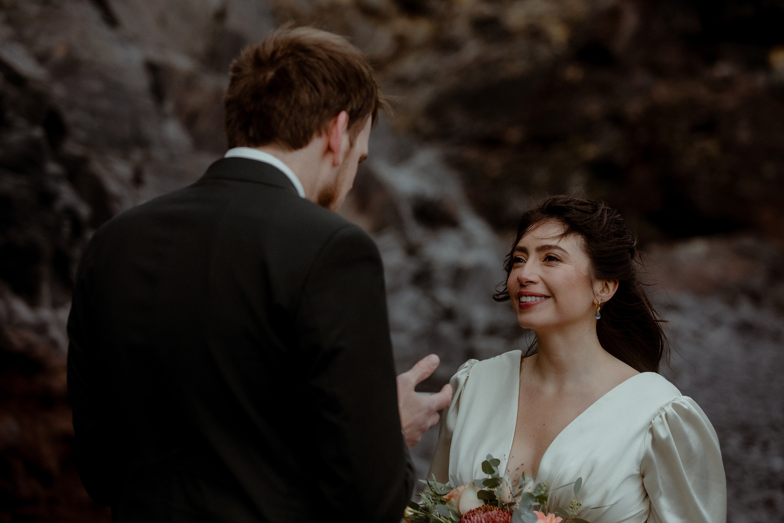 Elopement at Snaefellsnes Iceland | Wedding photos with Icelandic horses. Iceland elopement photographer & videographer