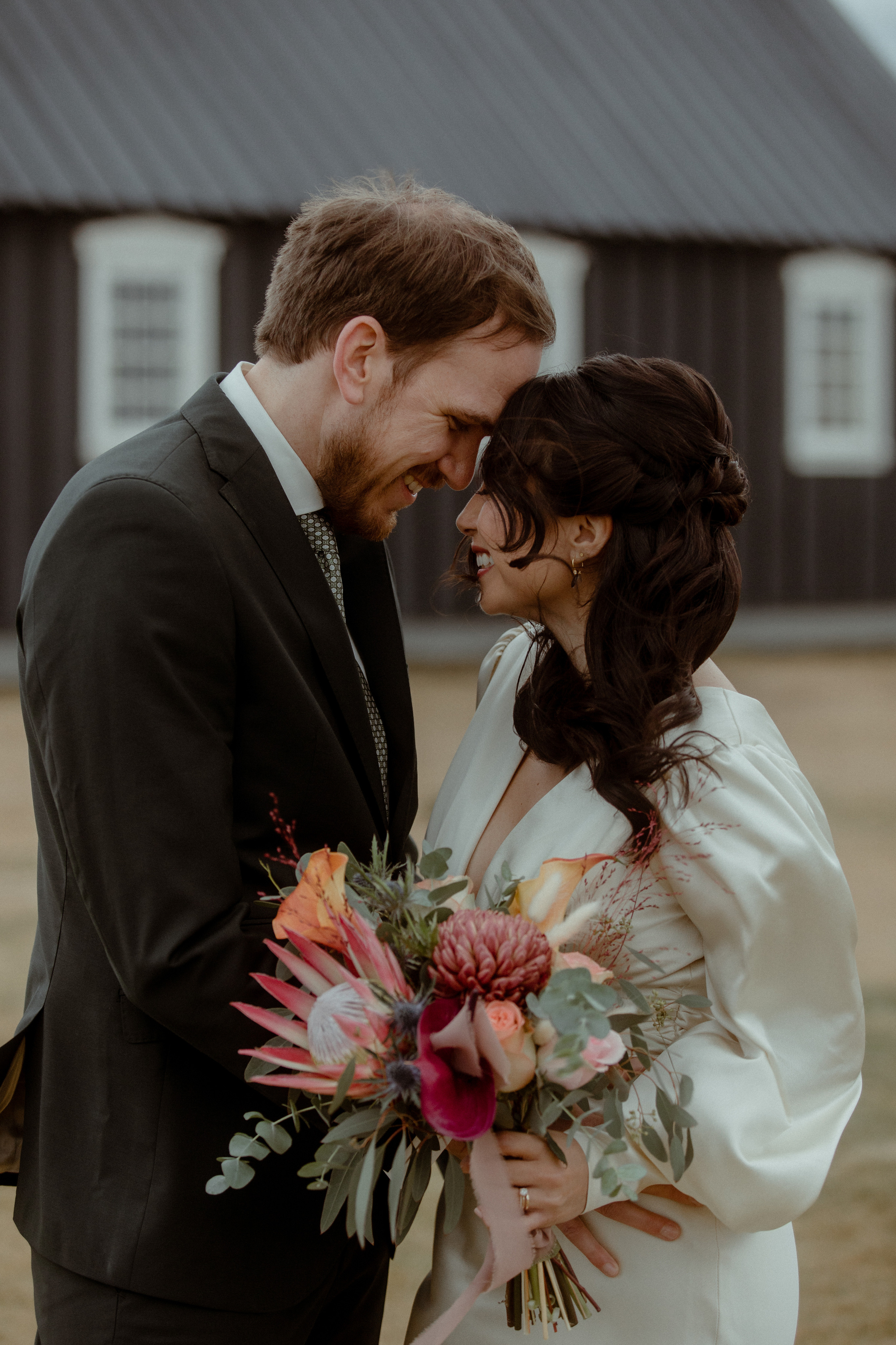 Elopement at Snaefellsnes Iceland | Wedding photos with Icelandic horses. Iceland elopement photographer & videographer