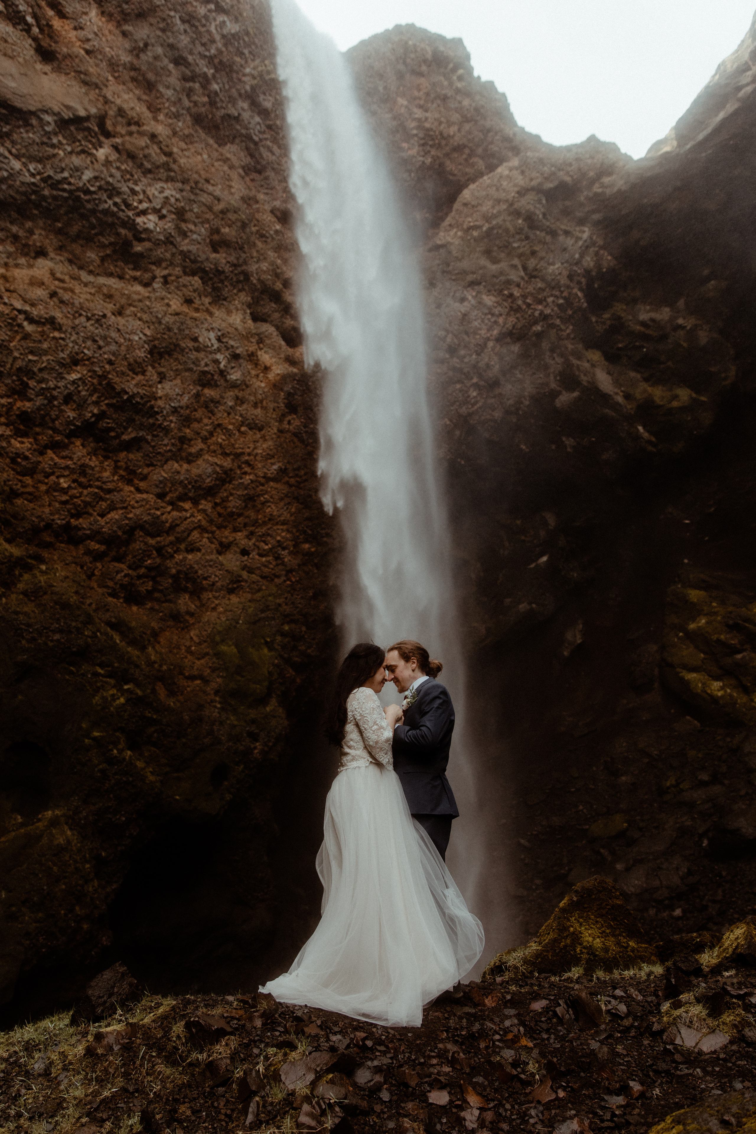 Hiking Iceland Elopement. Iceland elopement photographer & videographer