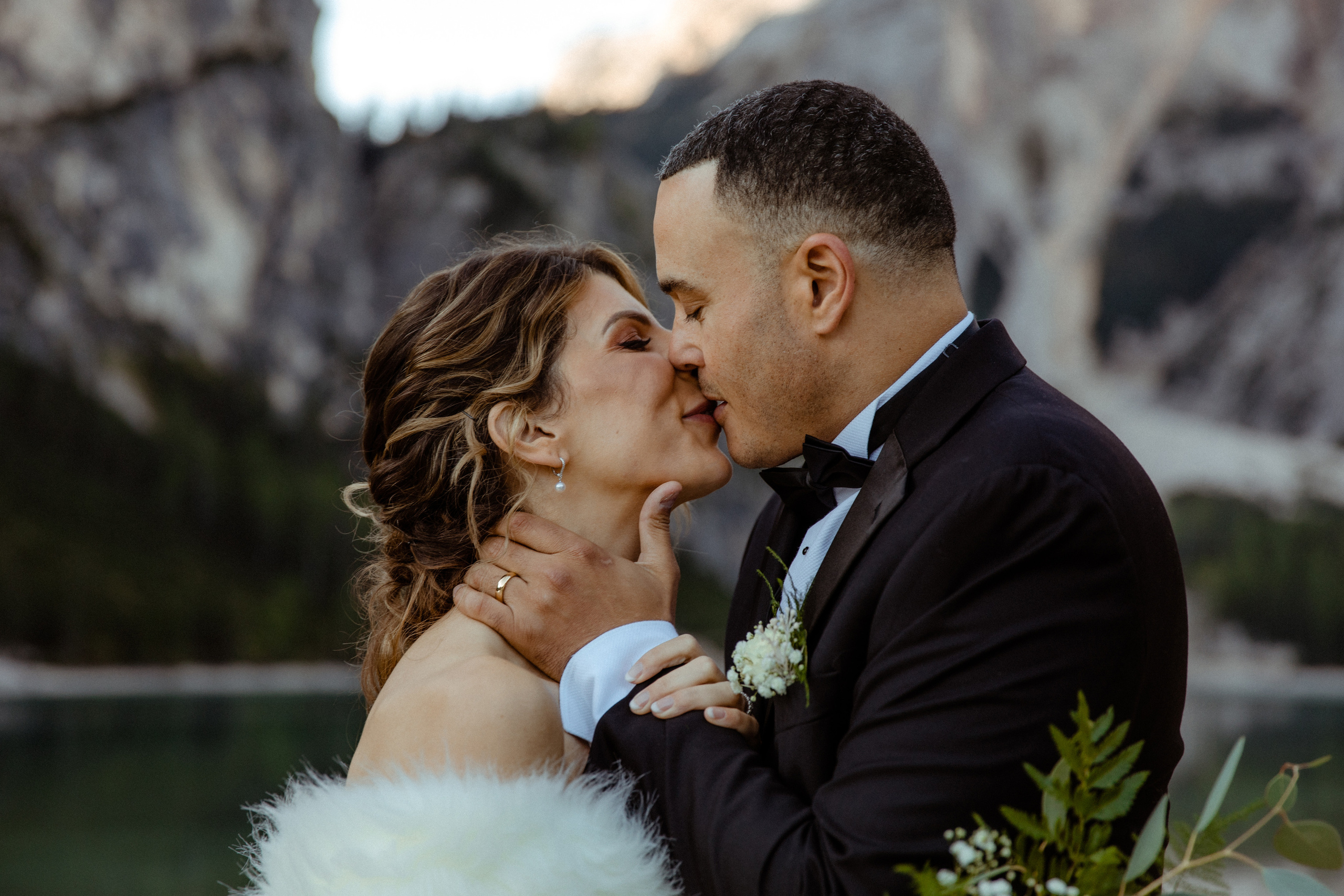 Sunrise Dolomites Elopement. Iceland elopement photographer & videographer