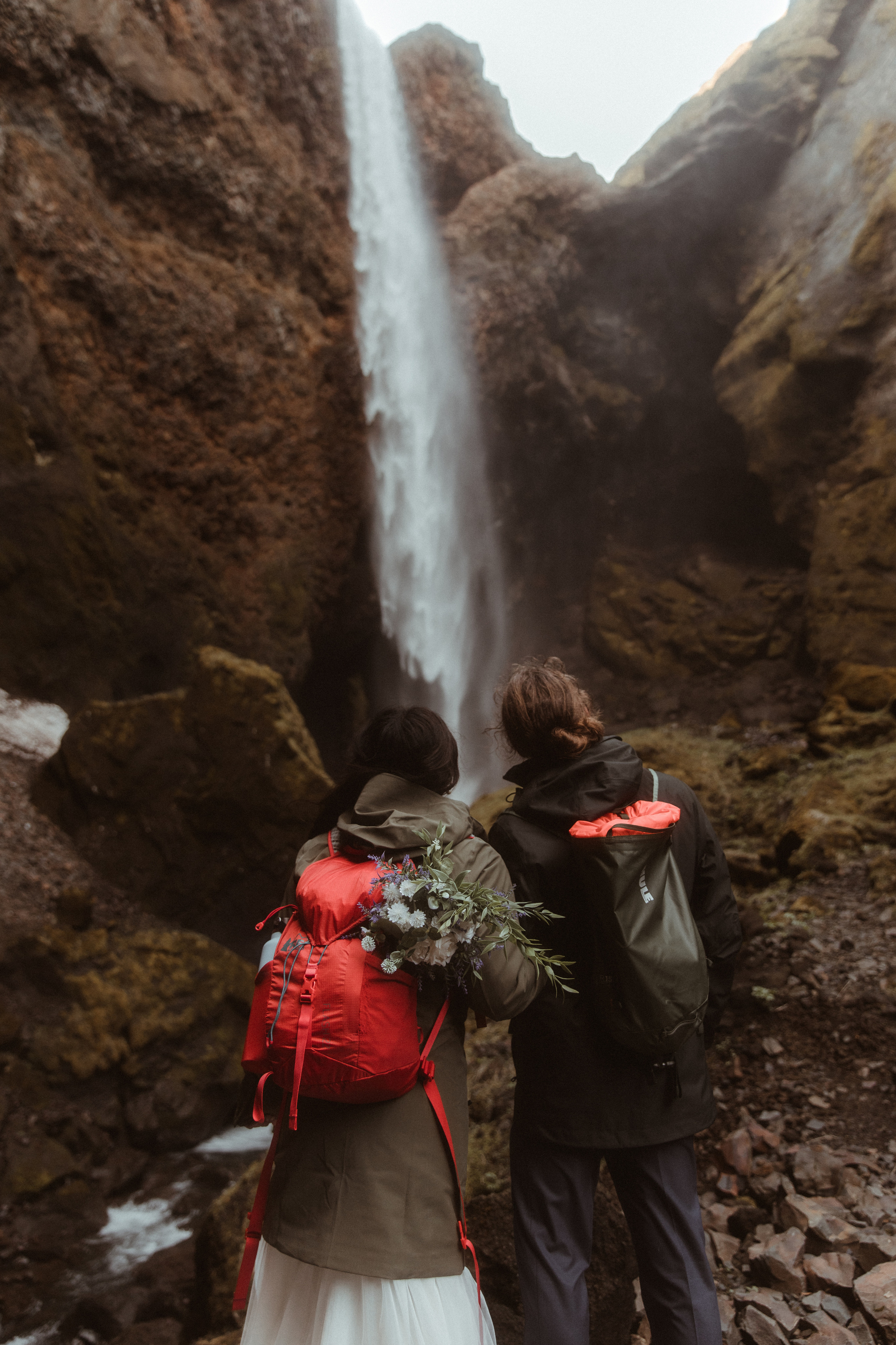 Hiking Iceland Elopement. Iceland elopement photographer & videographer