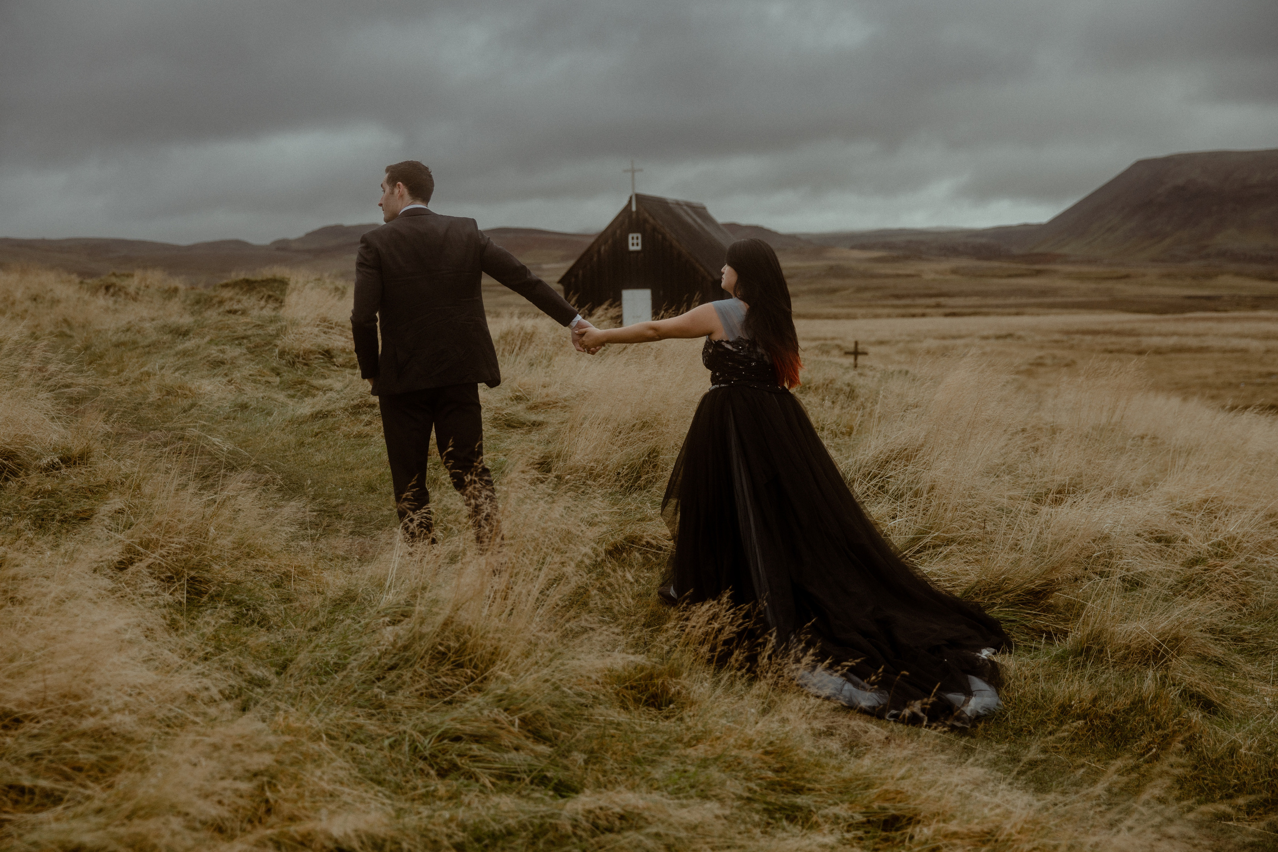 Anniversary photoshoot in Iceland. Iceland elopement photographer & videographer