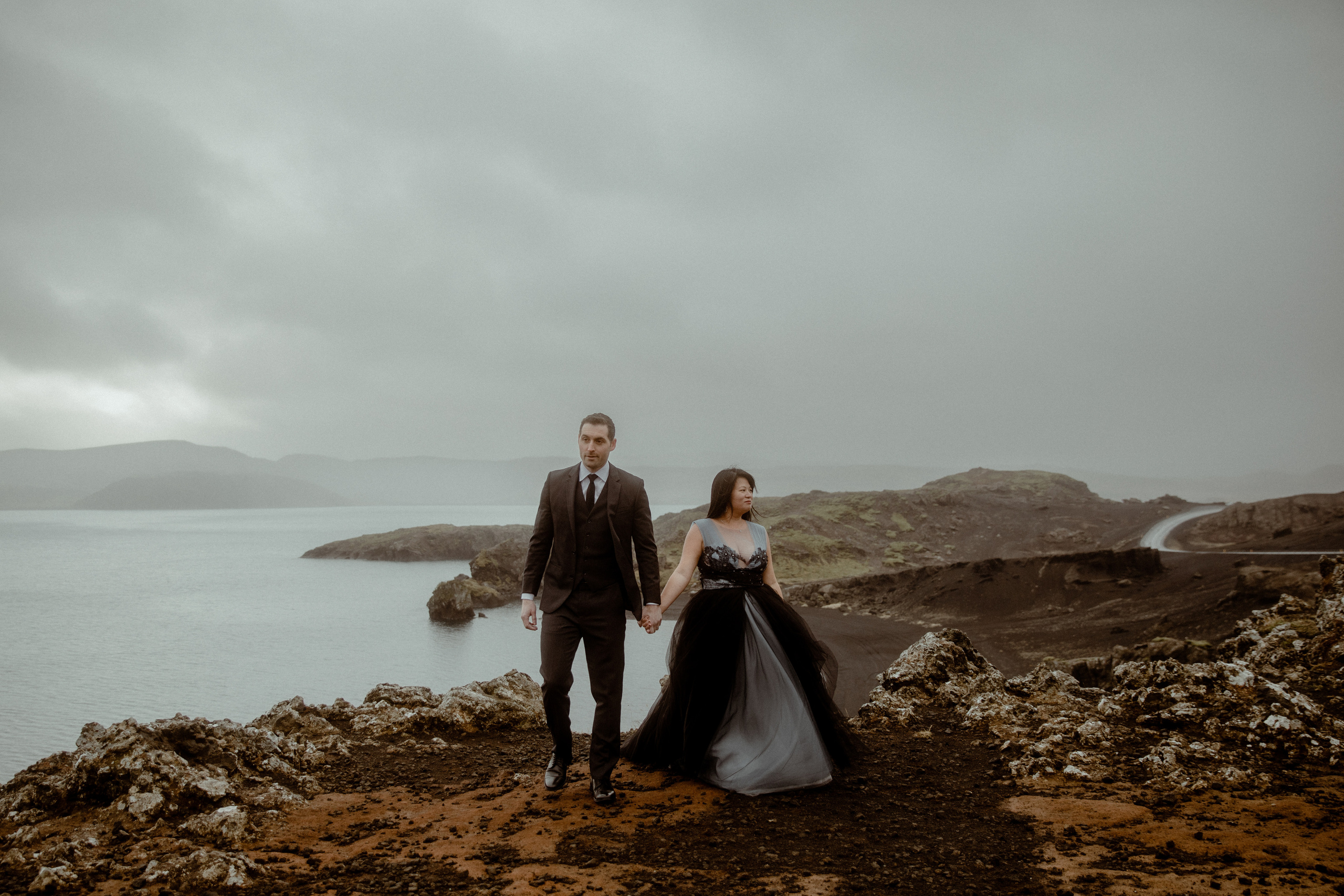 Anniversary photoshoot in Iceland. Iceland elopement photographer & videographer