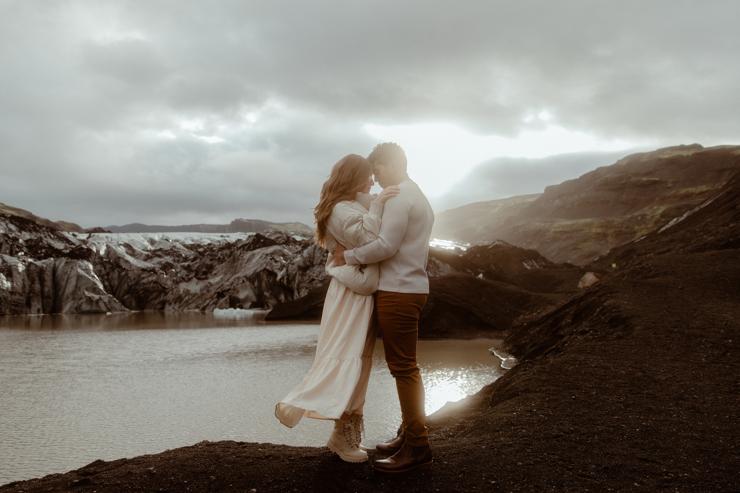 Engagement photoshoot in South Iceland. Iceland elopement photographer & videographer