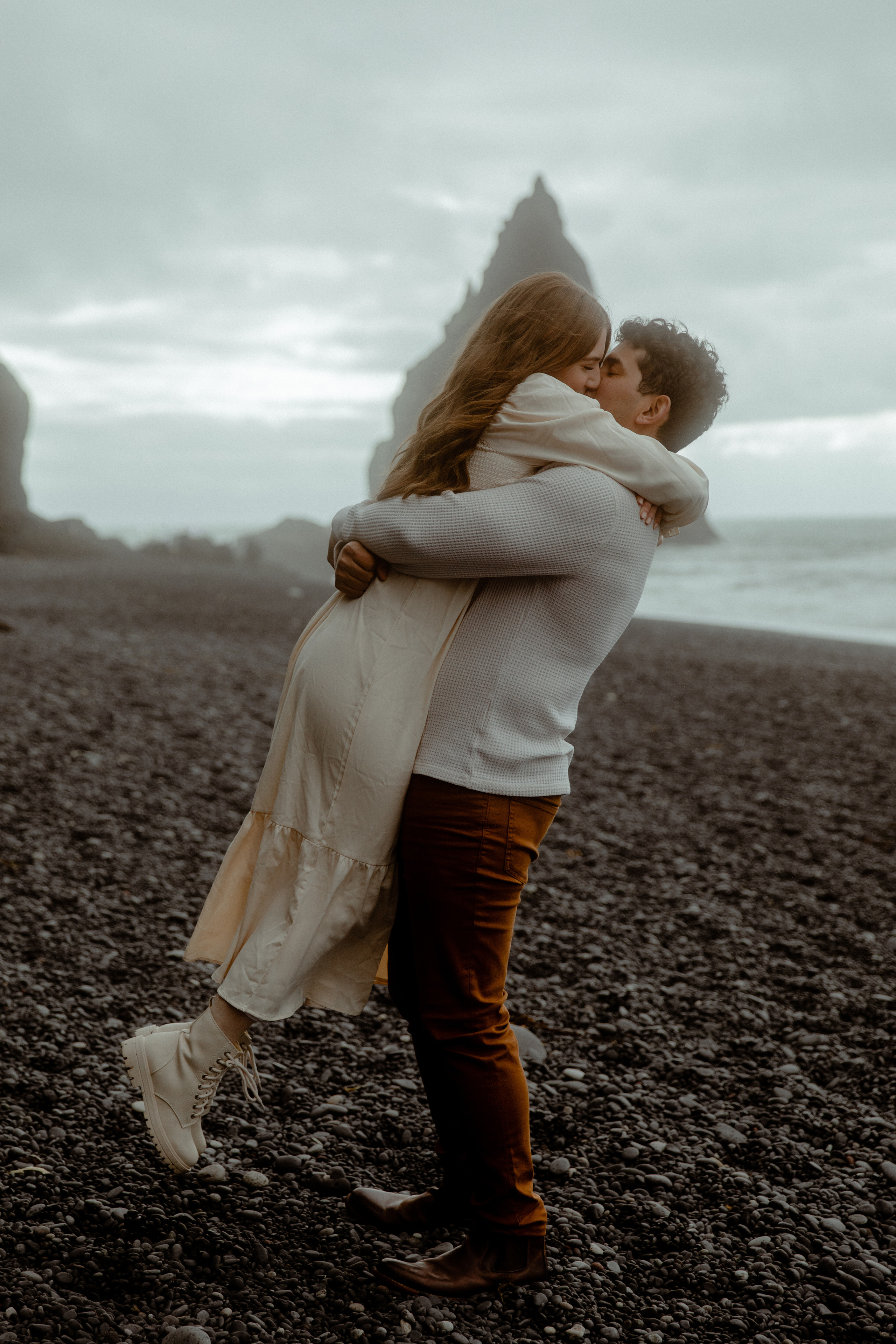Engagement photoshoot in South Iceland. Iceland elopement photographer & videographer