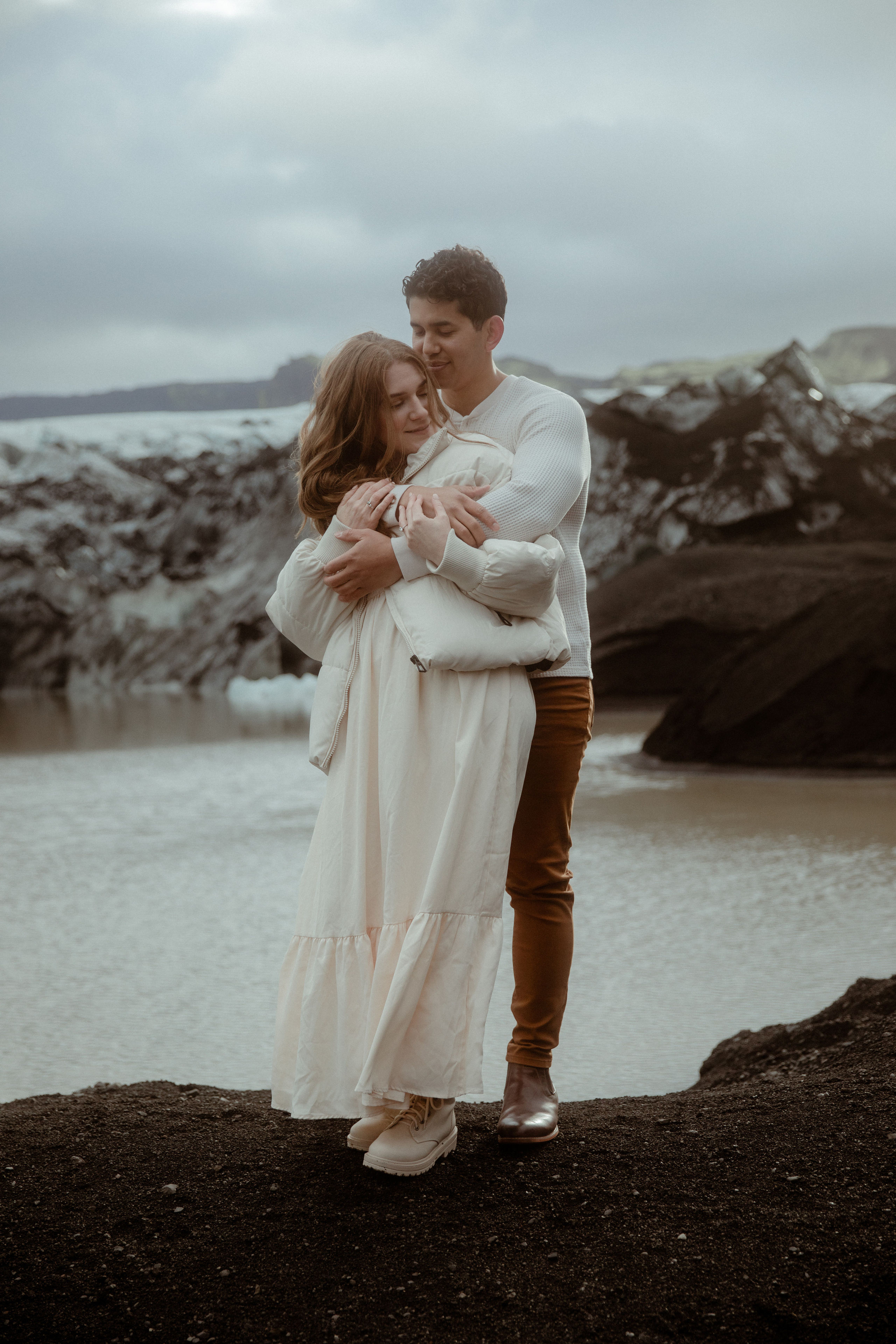 Engagement photoshoot in South Iceland. Iceland elopement photographer & videographer