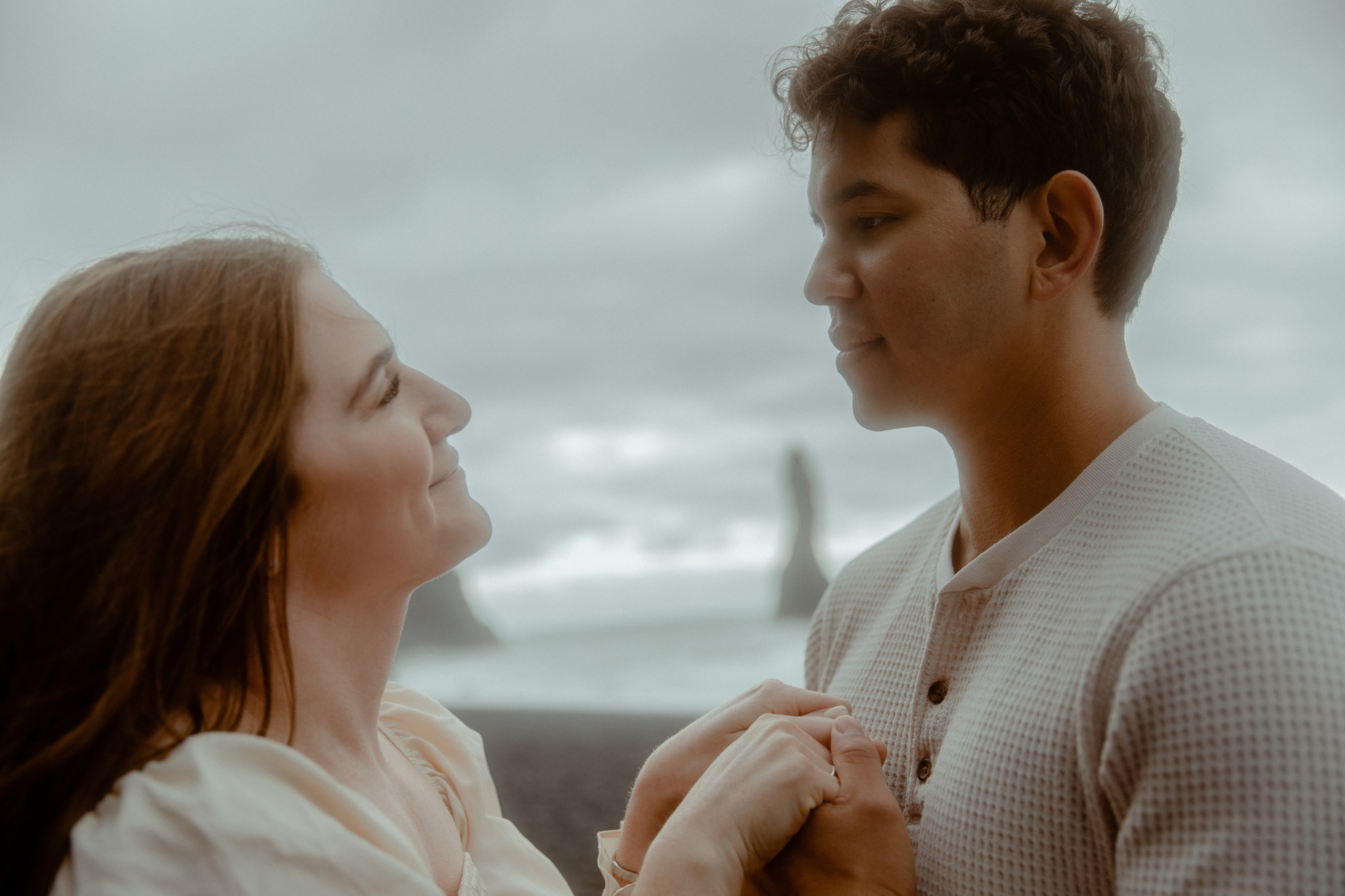 Engagement photoshoot in South Iceland. Iceland elopement photographer & videographer