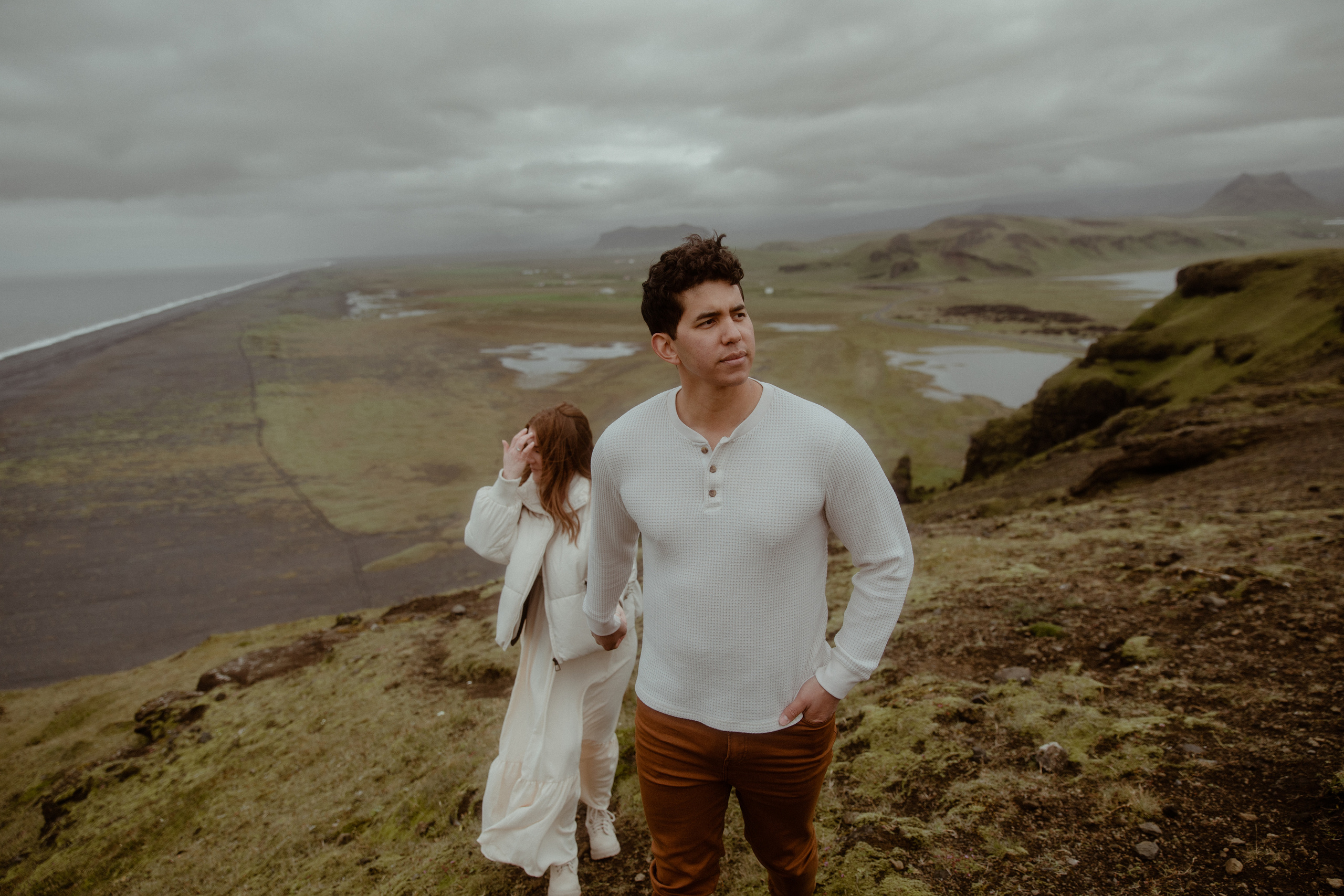 Engagement photoshoot in South Iceland. Iceland elopement photographer & videographer