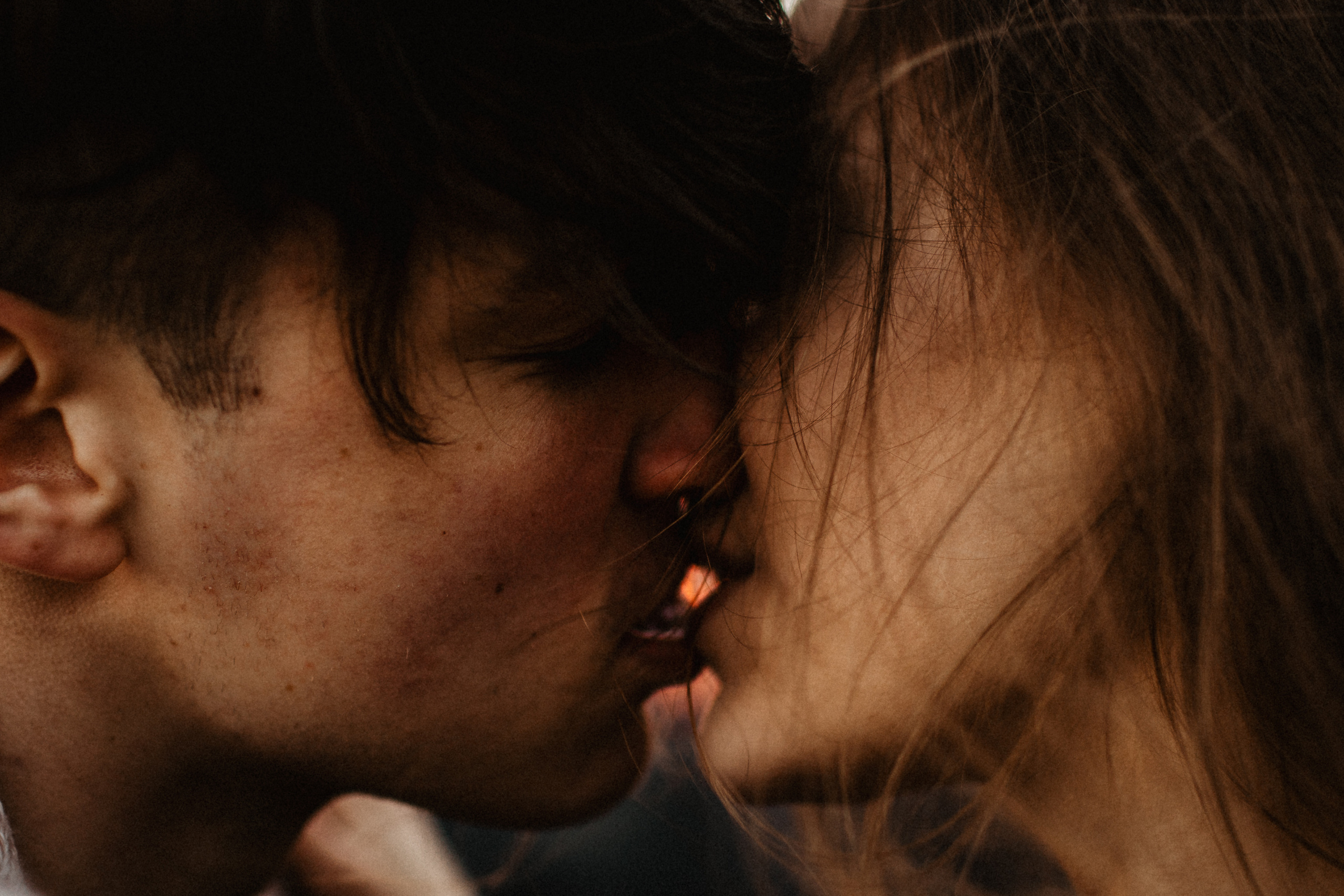Couple photoshoot in front of volcano eruption in Iceland. Iceland elopement photographer & videographer