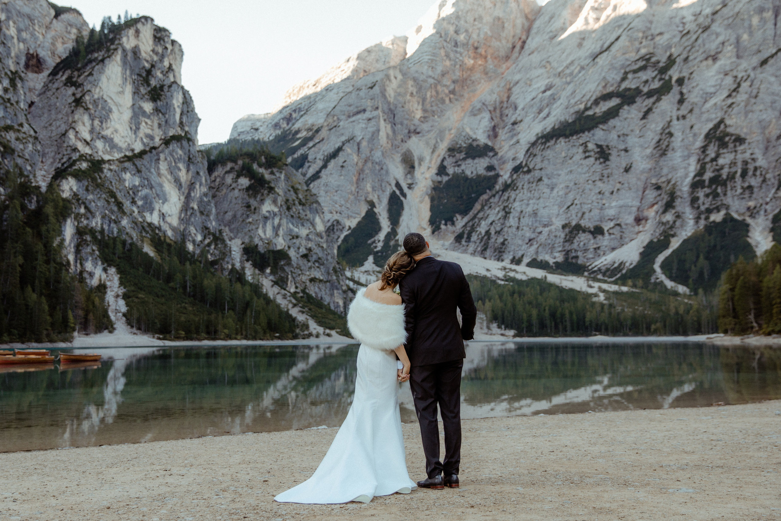 Sunrise Dolomites Elopement. Iceland elopement photographer & videographer