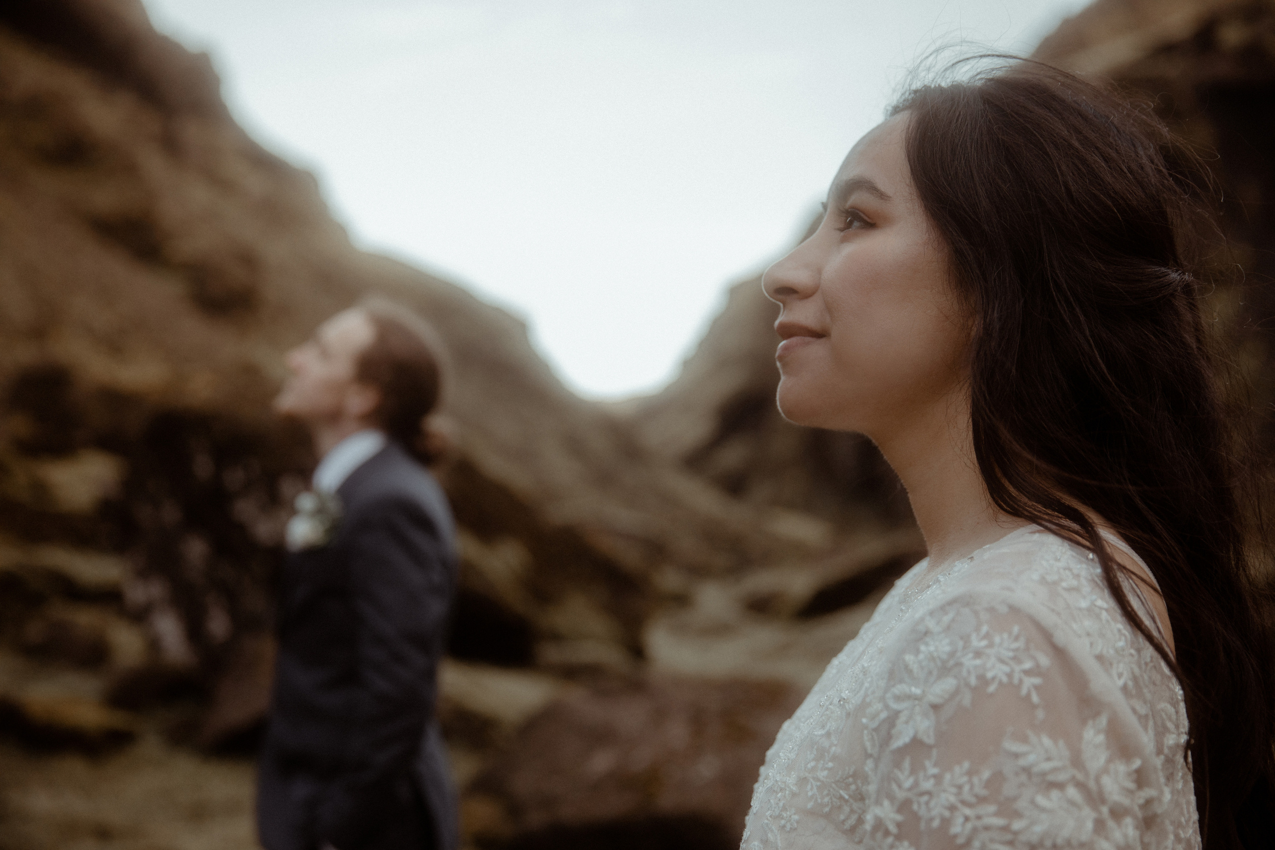 Hiking Iceland Elopement. Iceland elopement photographer & videographer