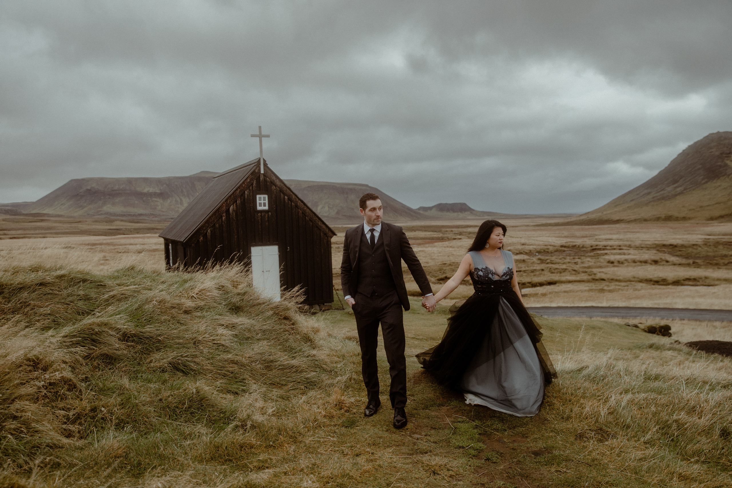 Anniversary photoshoot in Iceland. Iceland elopement photographer & videographer