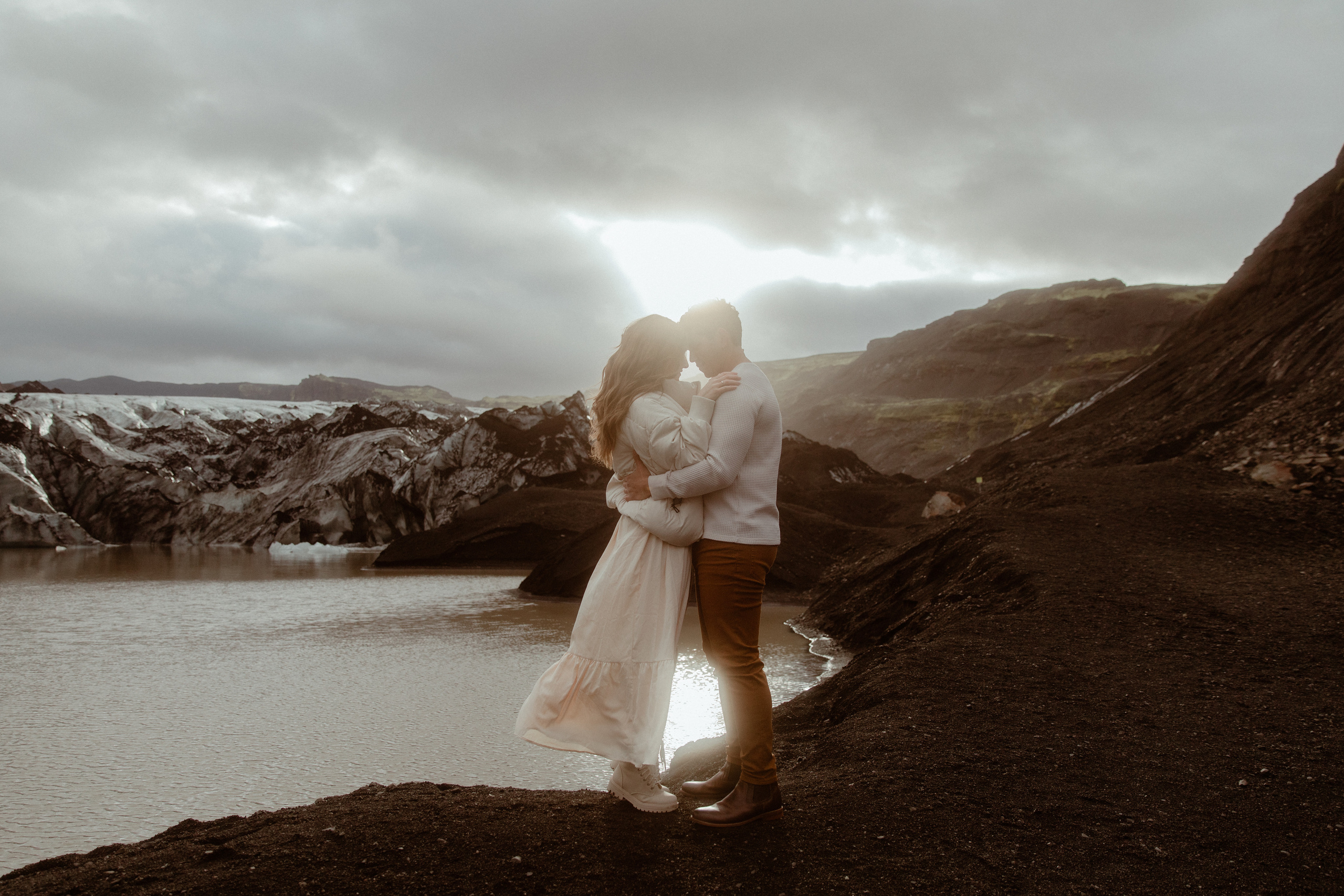 Engagement photoshoot in South Iceland. Iceland elopement photographer & videographer