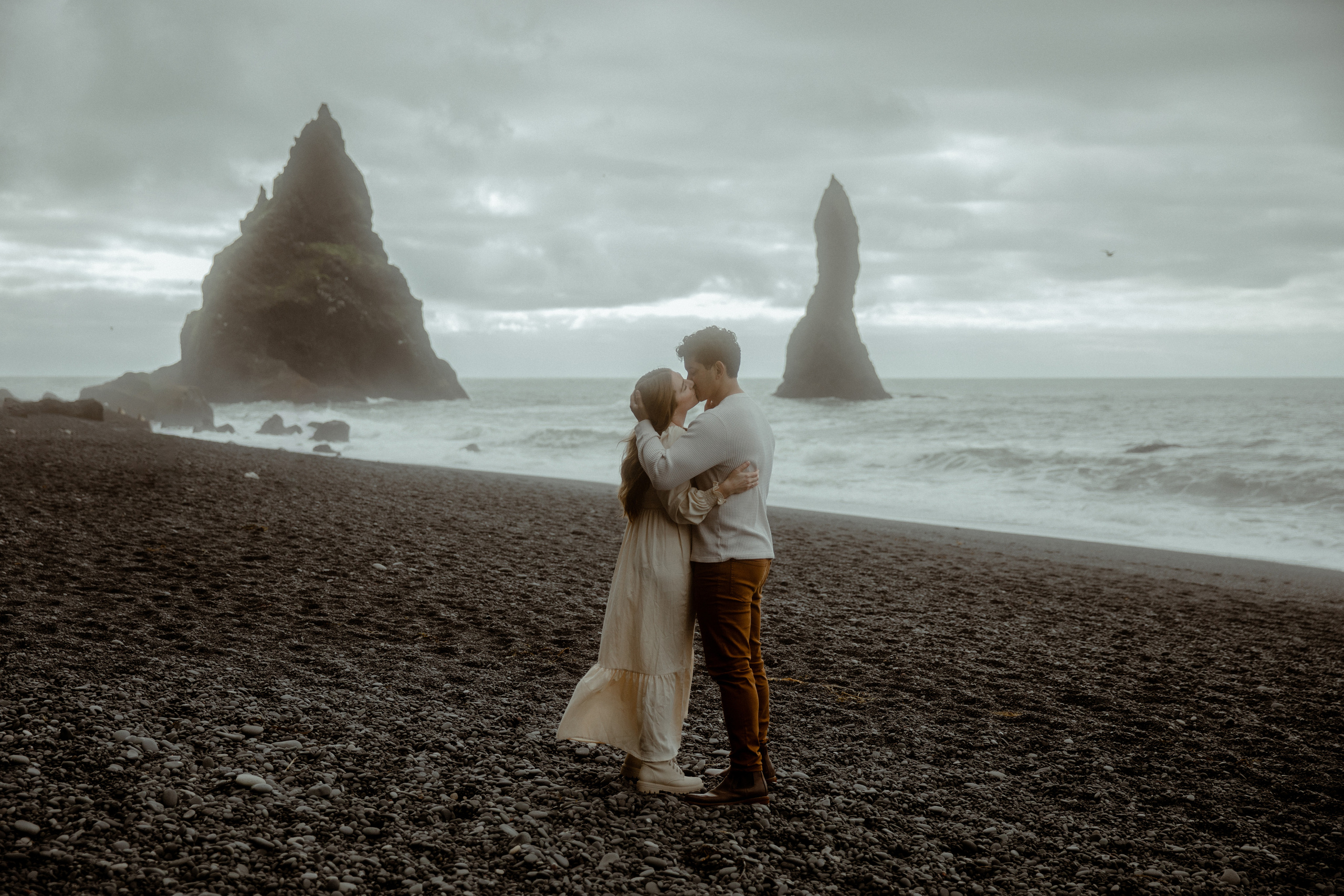 Engagement photoshoot in South Iceland. Iceland elopement photographer & videographer