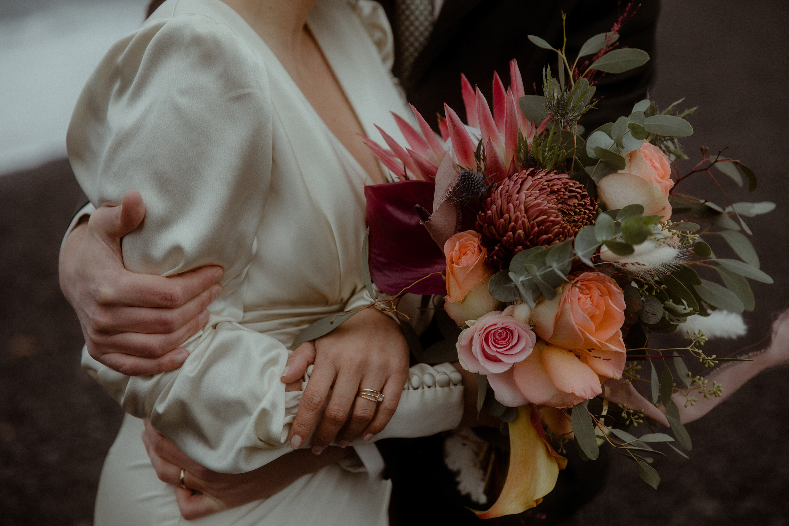 Elopement at Snaefellsnes Iceland | Wedding photos with Icelandic horses. Iceland elopement photographer & videographer