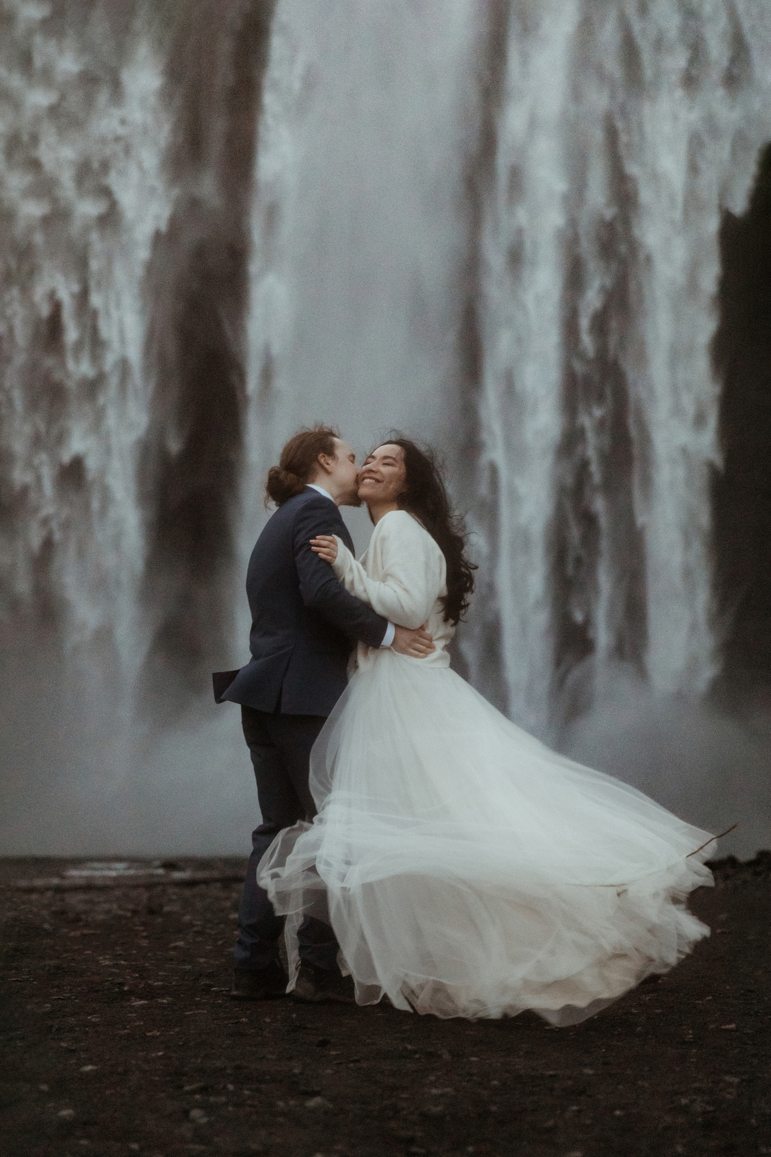 Hiking Iceland Elopement. Iceland elopement photographer & videographer