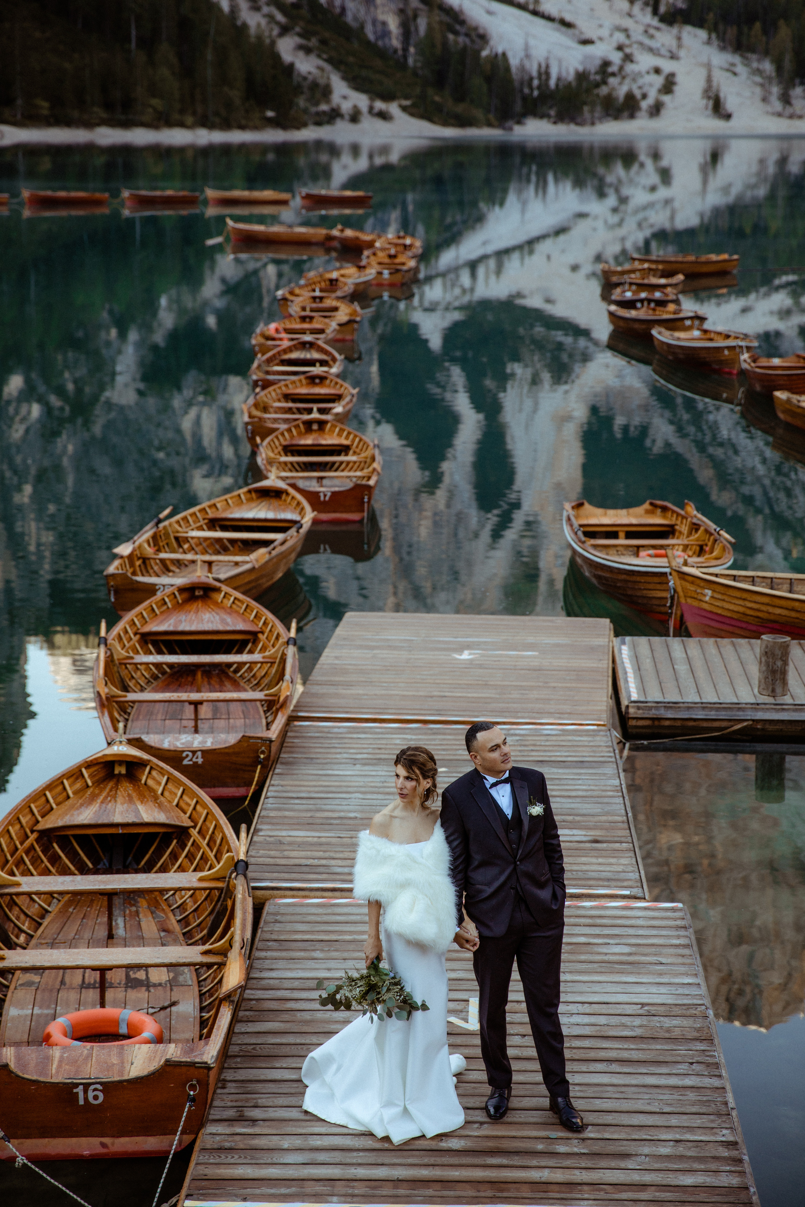 Sunrise Dolomites Elopement. Iceland elopement photographer & videographer