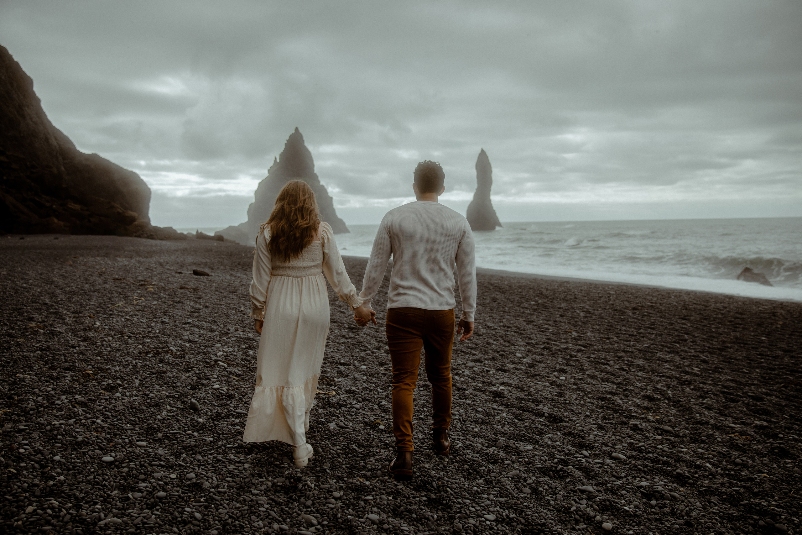Engagement photoshoot in South Iceland. Iceland elopement photographer & videographer