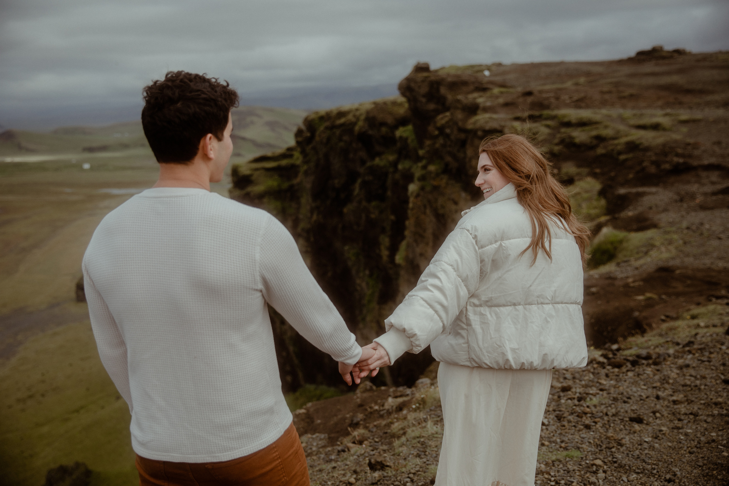 Engagement photoshoot in South Iceland. Iceland elopement photographer & videographer