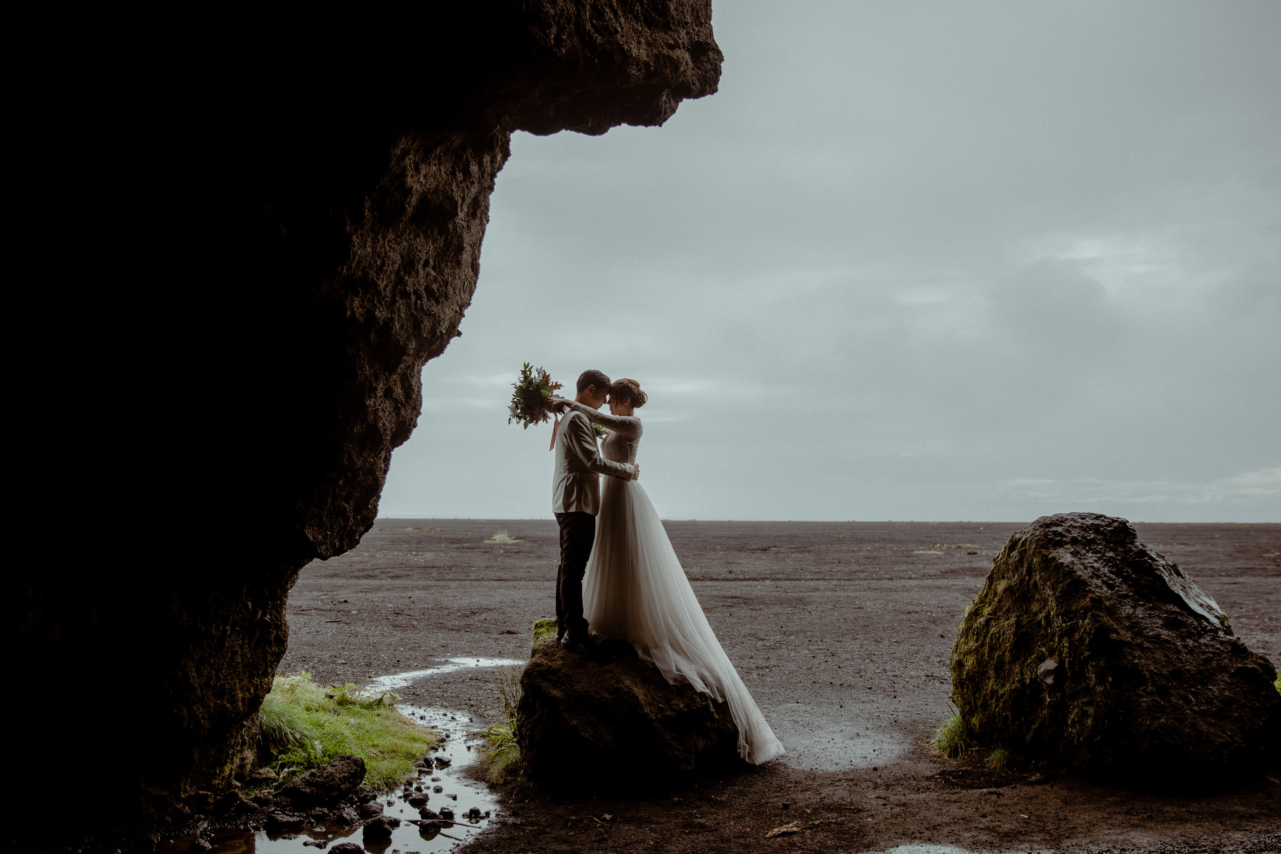 Adventure Ice Cave Elopement in Iceland. Iceland elopement photographer & videographer