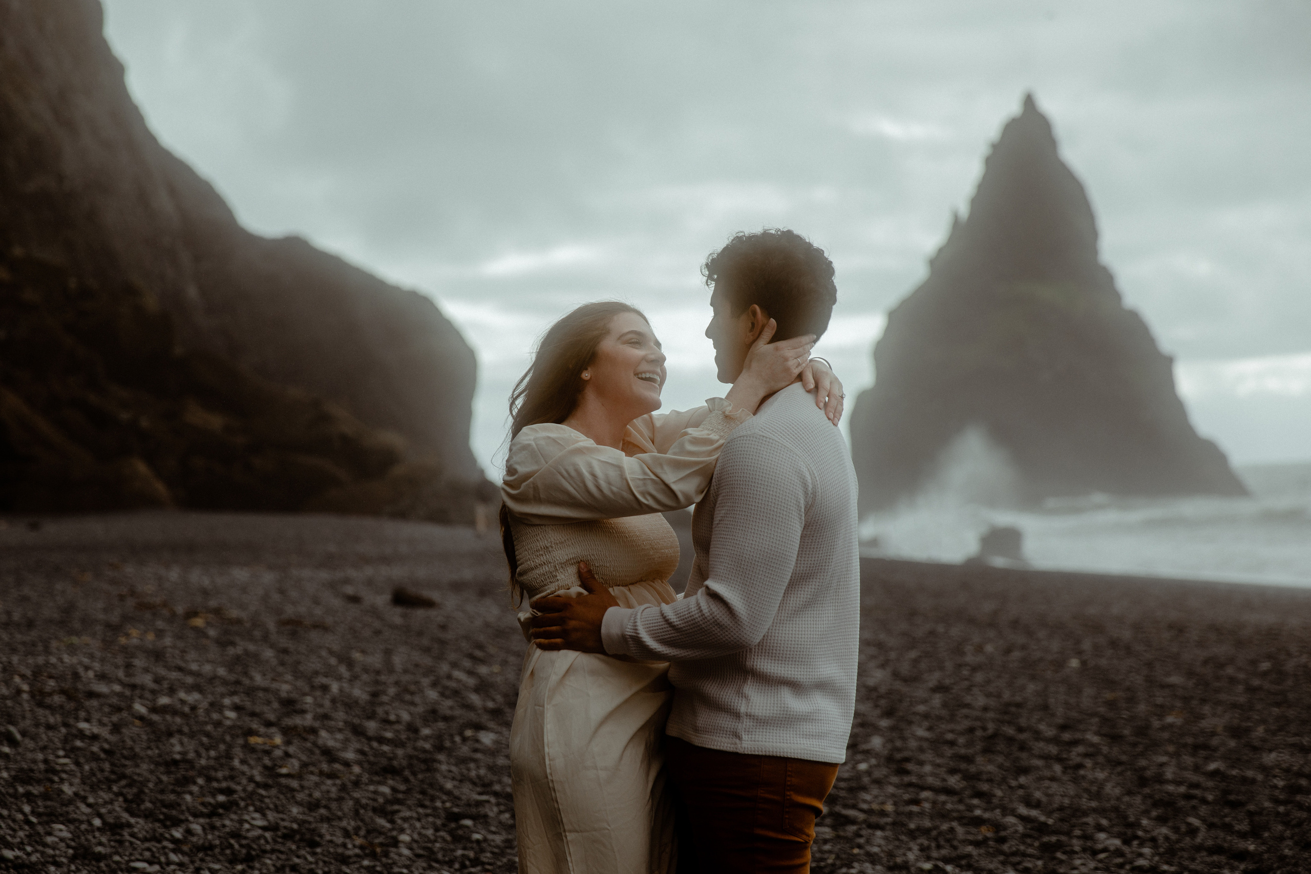 Engagement photoshoot in South Iceland. Iceland elopement photographer & videographer