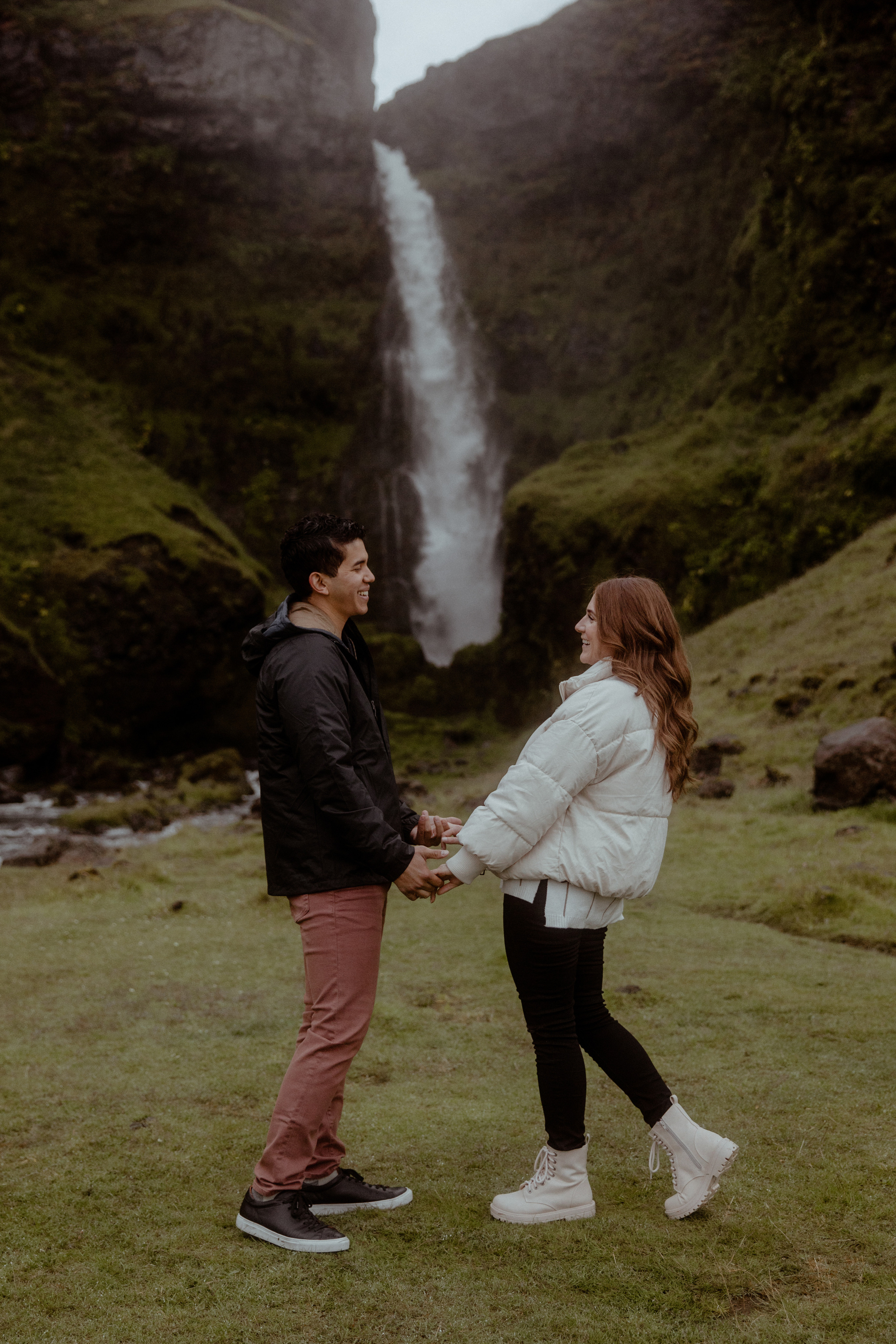 Engagement photoshoot in South Iceland. Iceland elopement photographer & videographer
