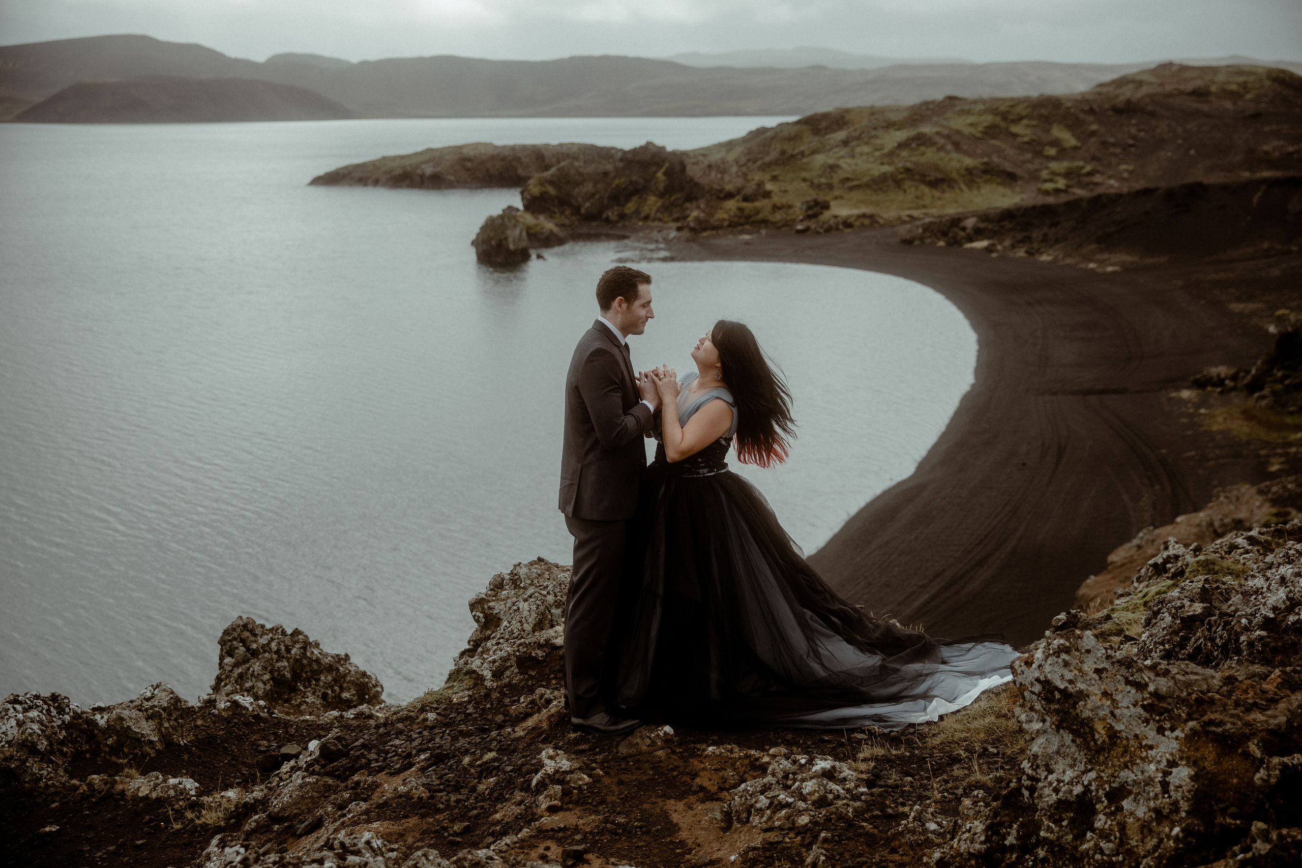 Anniversary photoshoot in Iceland. Iceland elopement photographer & videographer