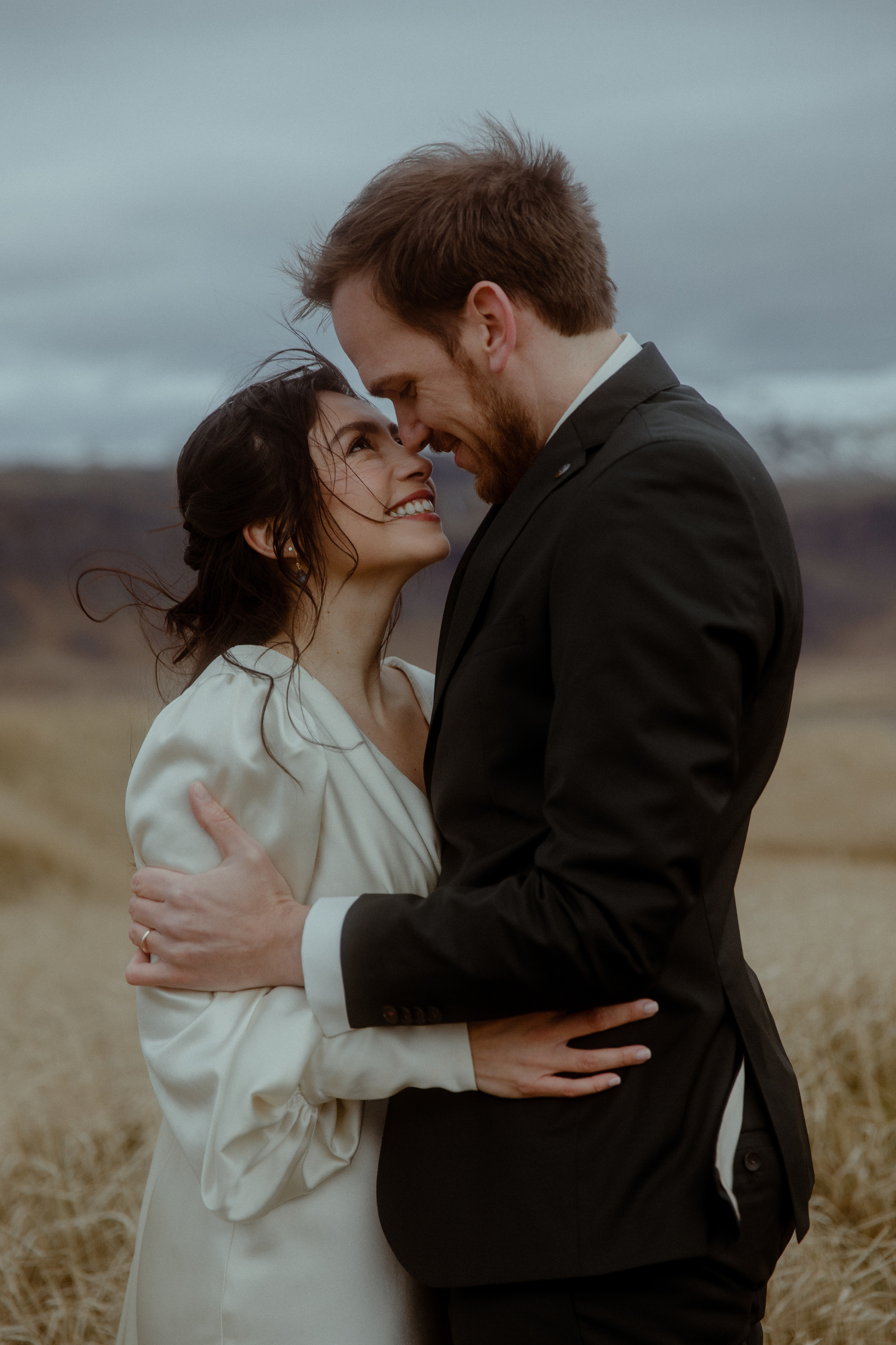 Elopement at Snaefellsnes Iceland | Wedding photos with Icelandic horses. Iceland elopement photographer & videographer