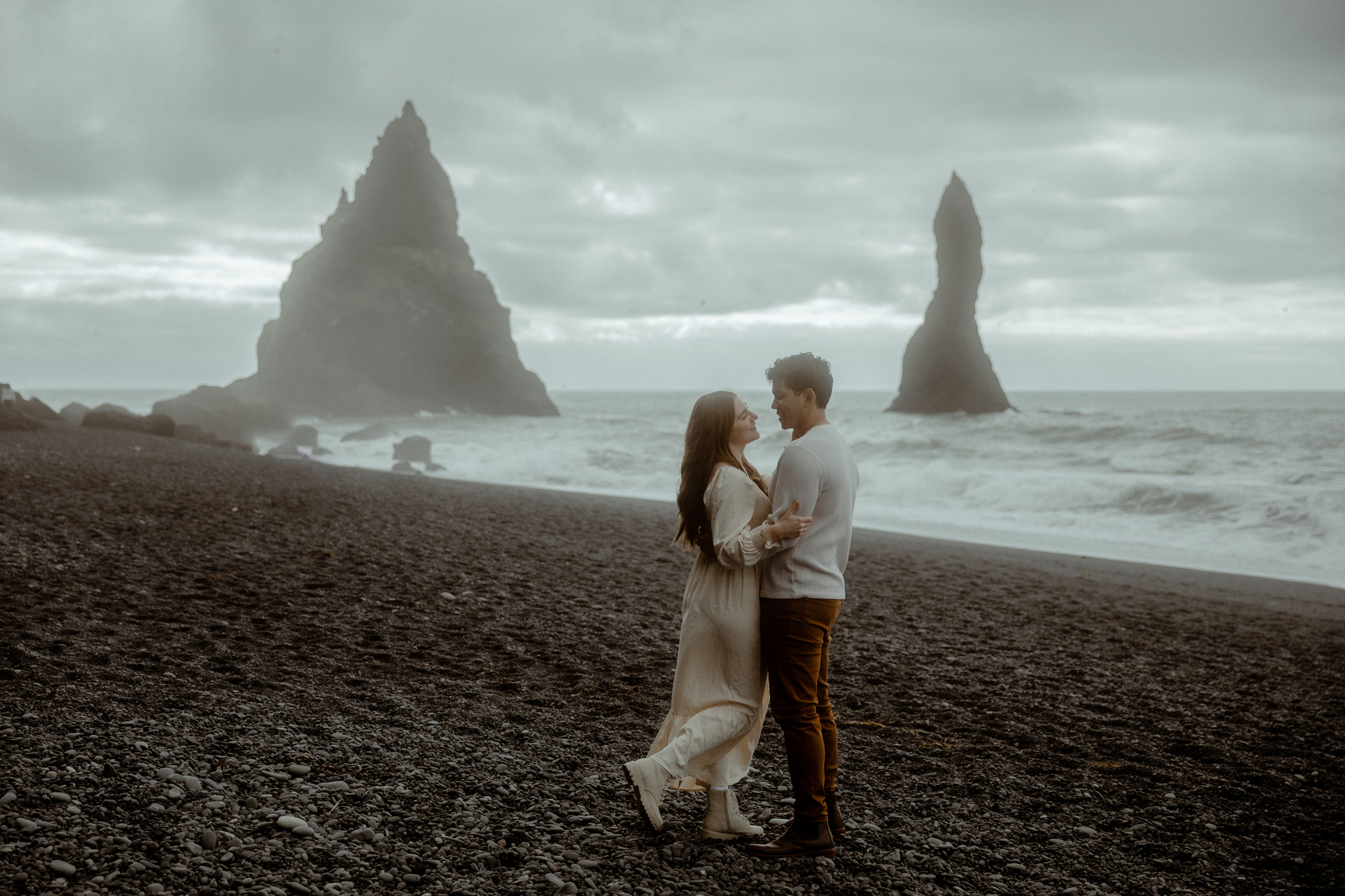 Engagement photoshoot in South Iceland. Iceland elopement photographer & videographer