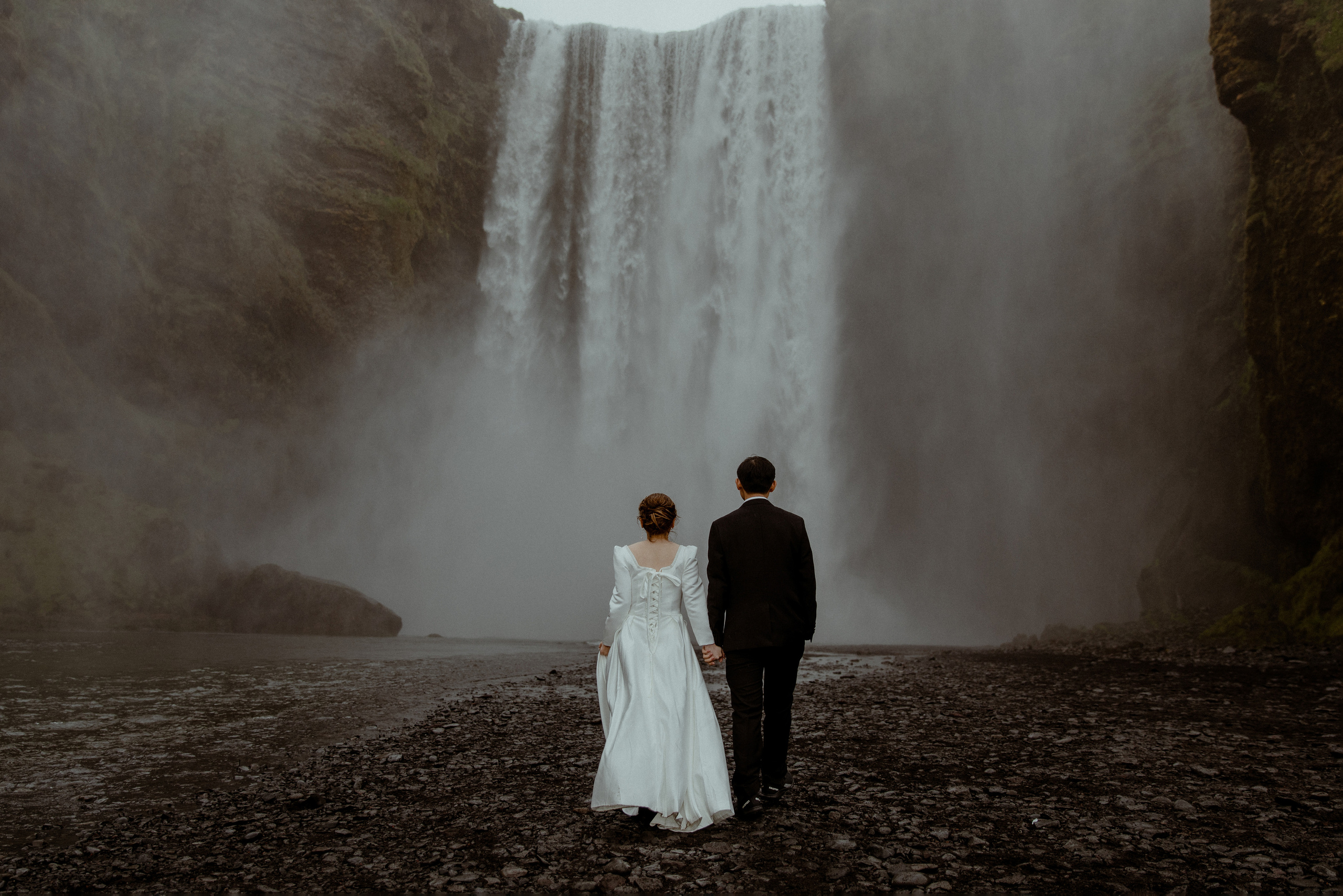 Adventure Ice Cave Elopement in Iceland. Iceland elopement photographer & videographer