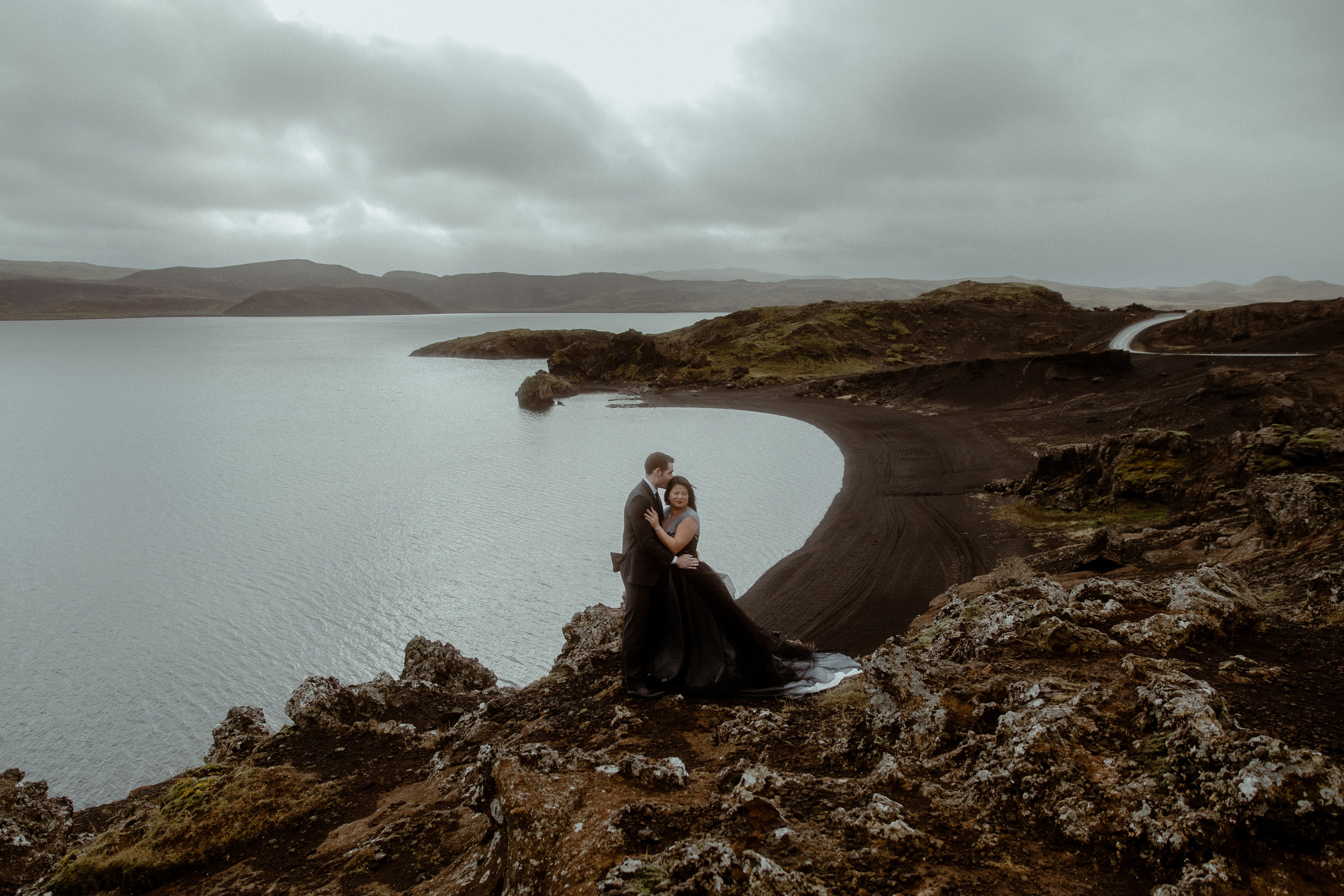 Anniversary photoshoot in Iceland. Iceland elopement photographer & videographer