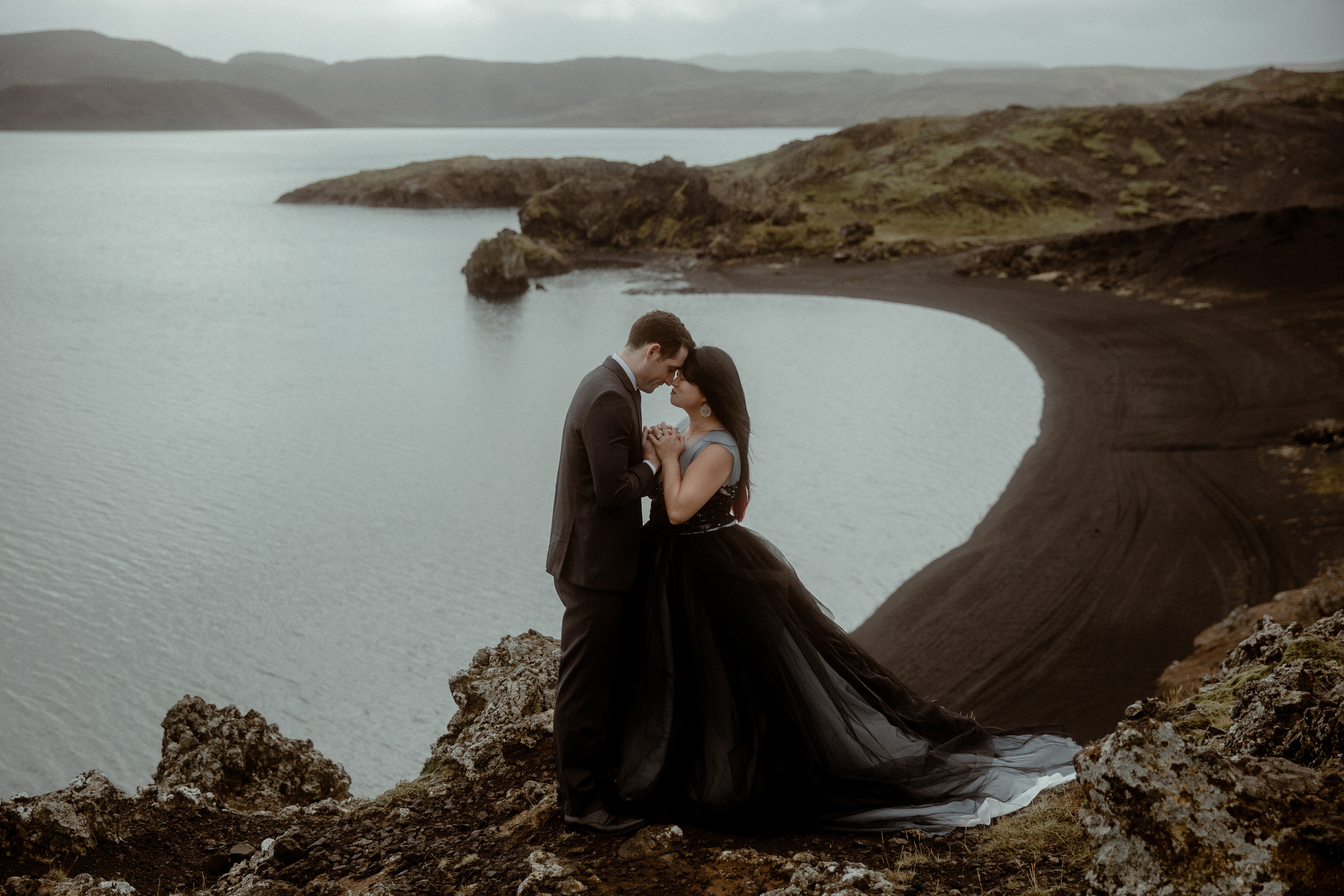 Anniversary photoshoot in Iceland. Iceland elopement photographer & videographer