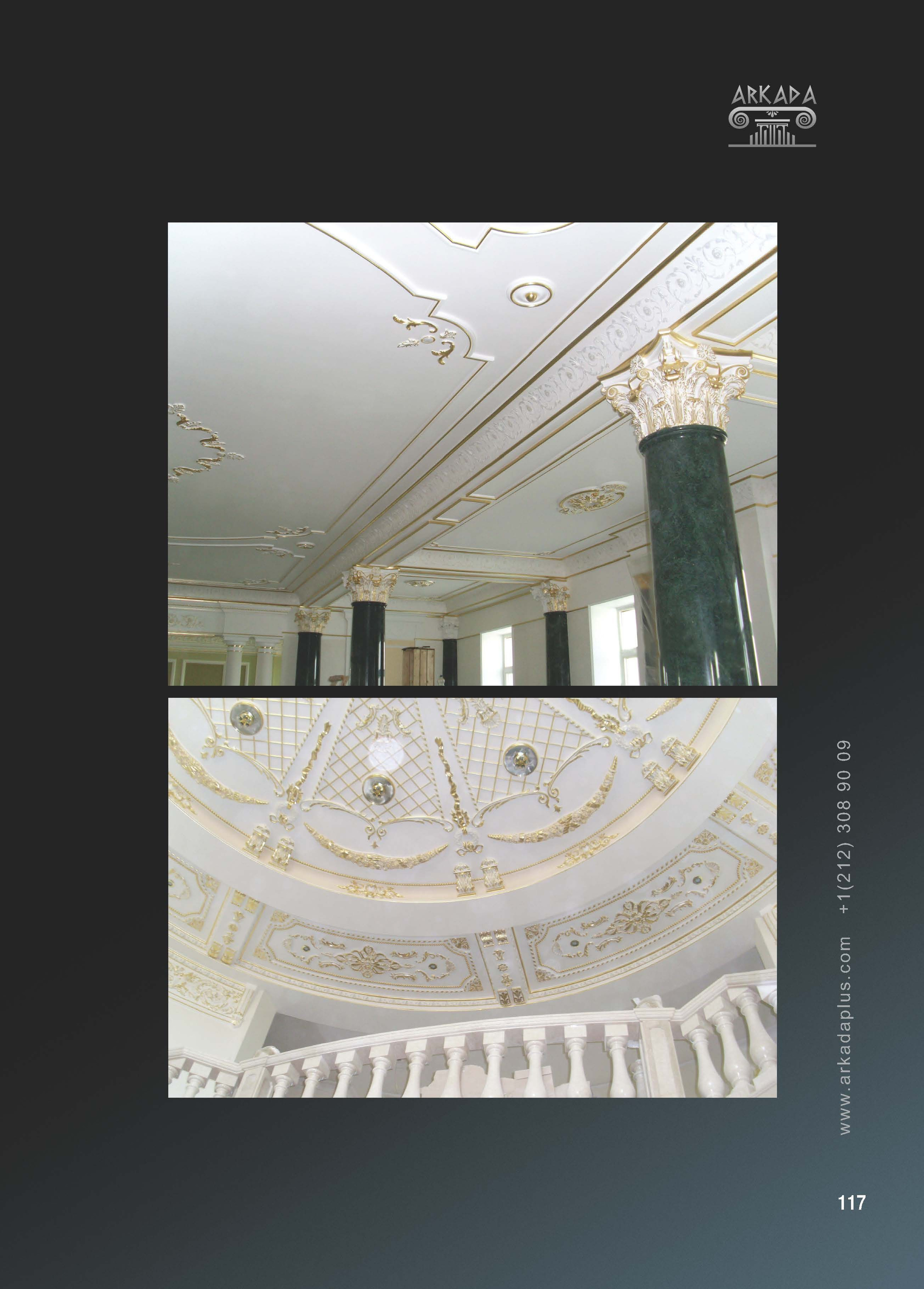 Catalog pages. Plaster molding